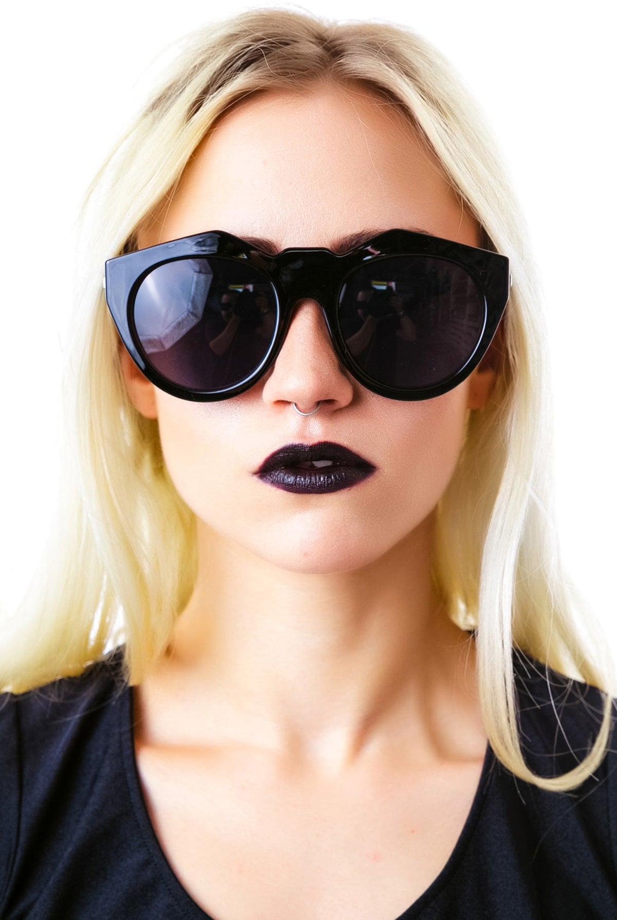 Neo Noir Sunglasses - Light Pink