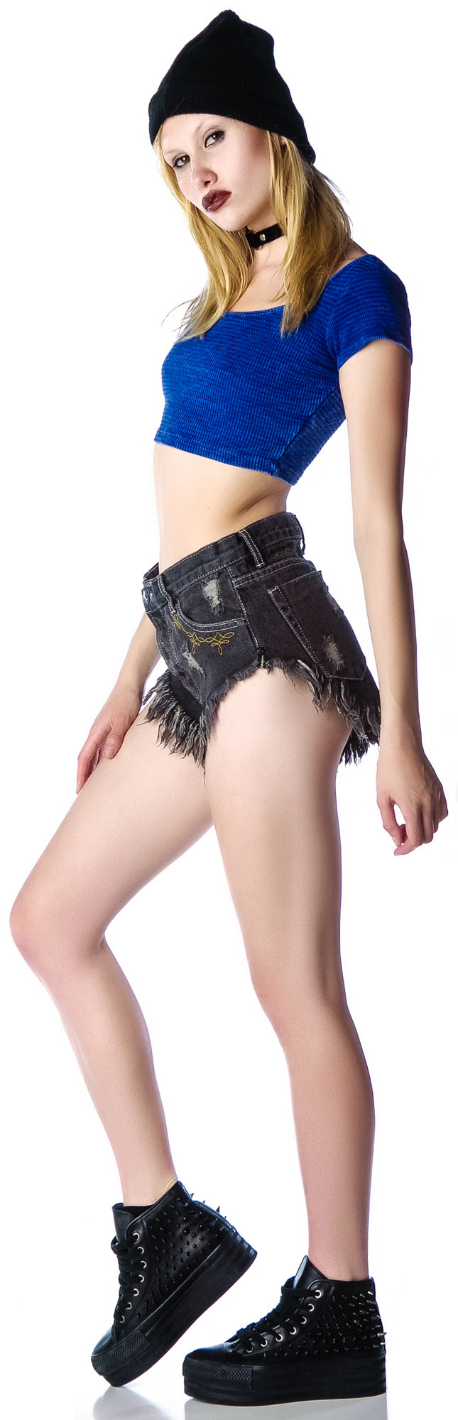 Reality Sux Crop Top - Gray