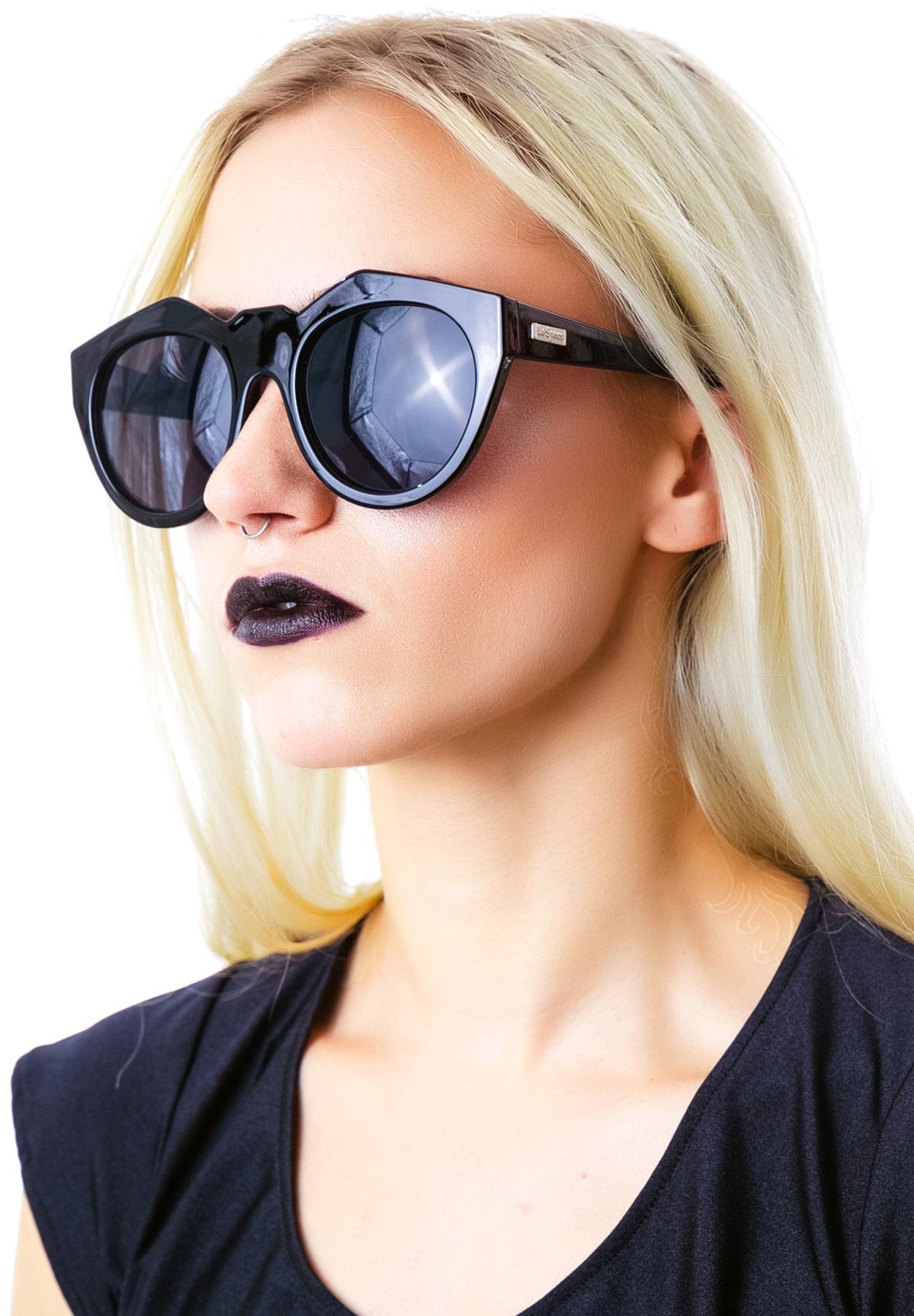 Neo Noir Sunglasses - Light Pink
