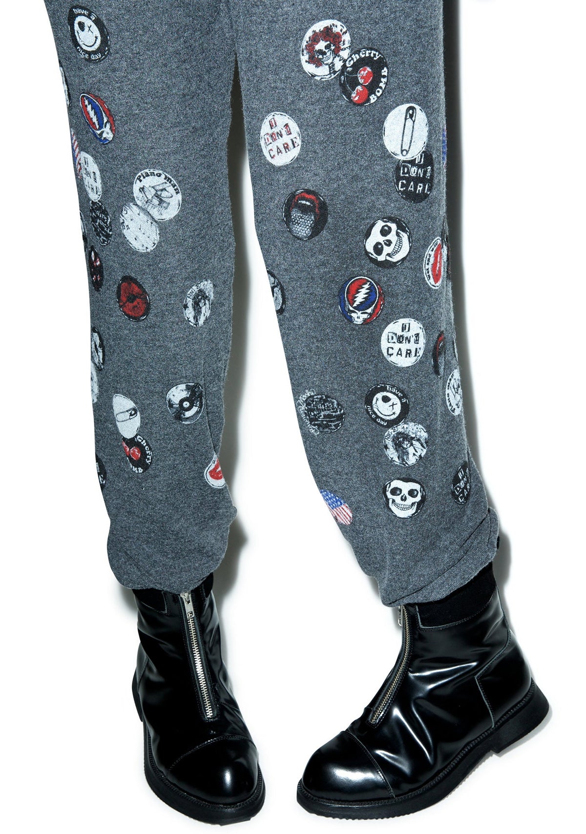 Tanzy Pins Sweat Pants - Black