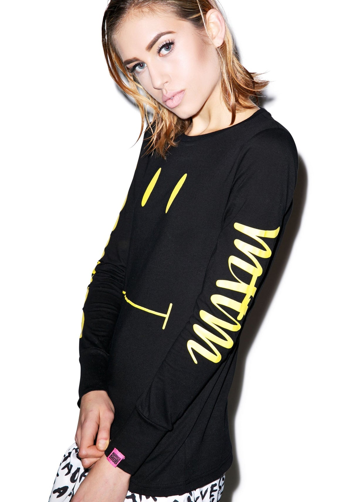 Sedated Long Sleeve Tee - Yellow