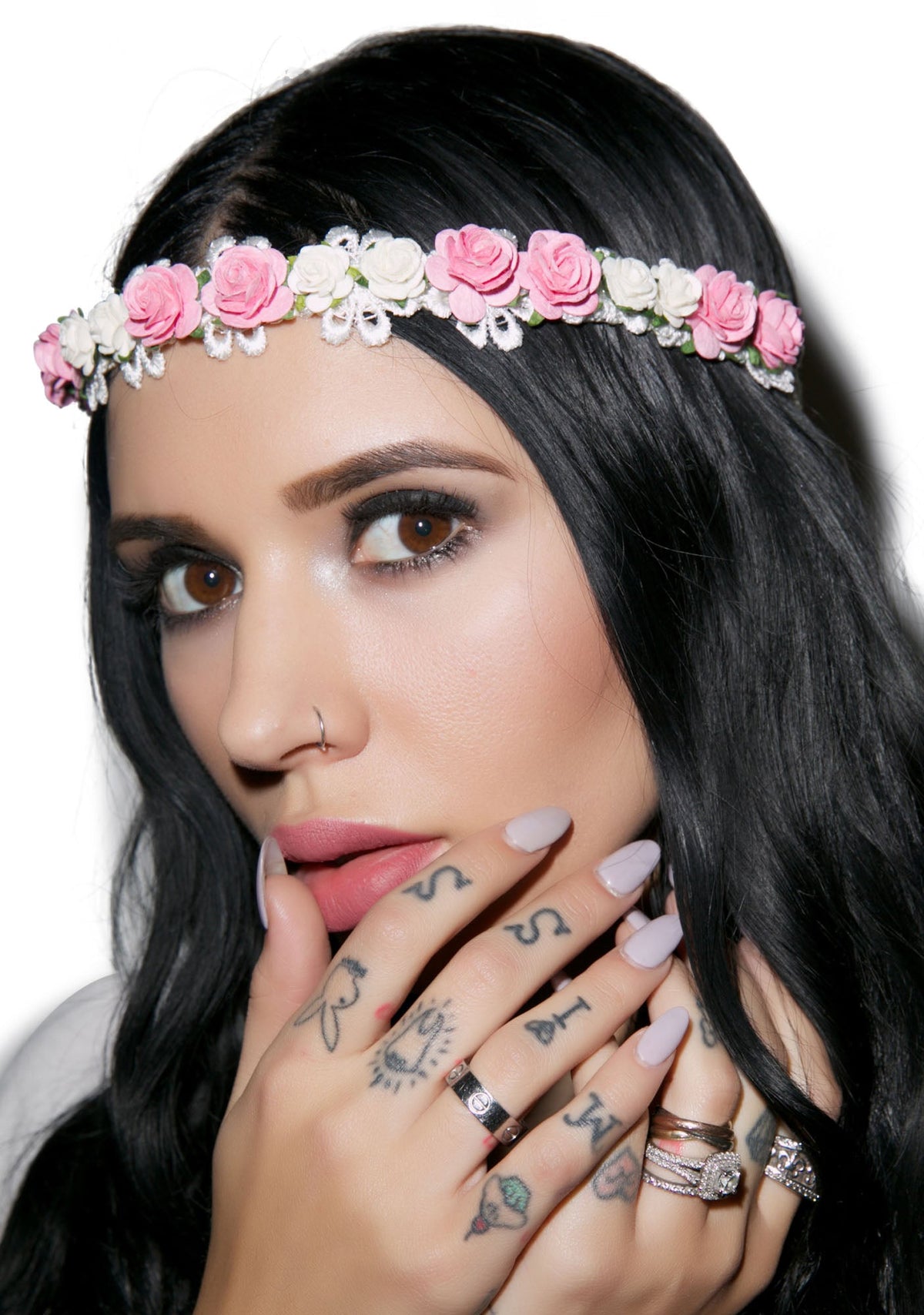 Wildwood Floral Headband - Purple