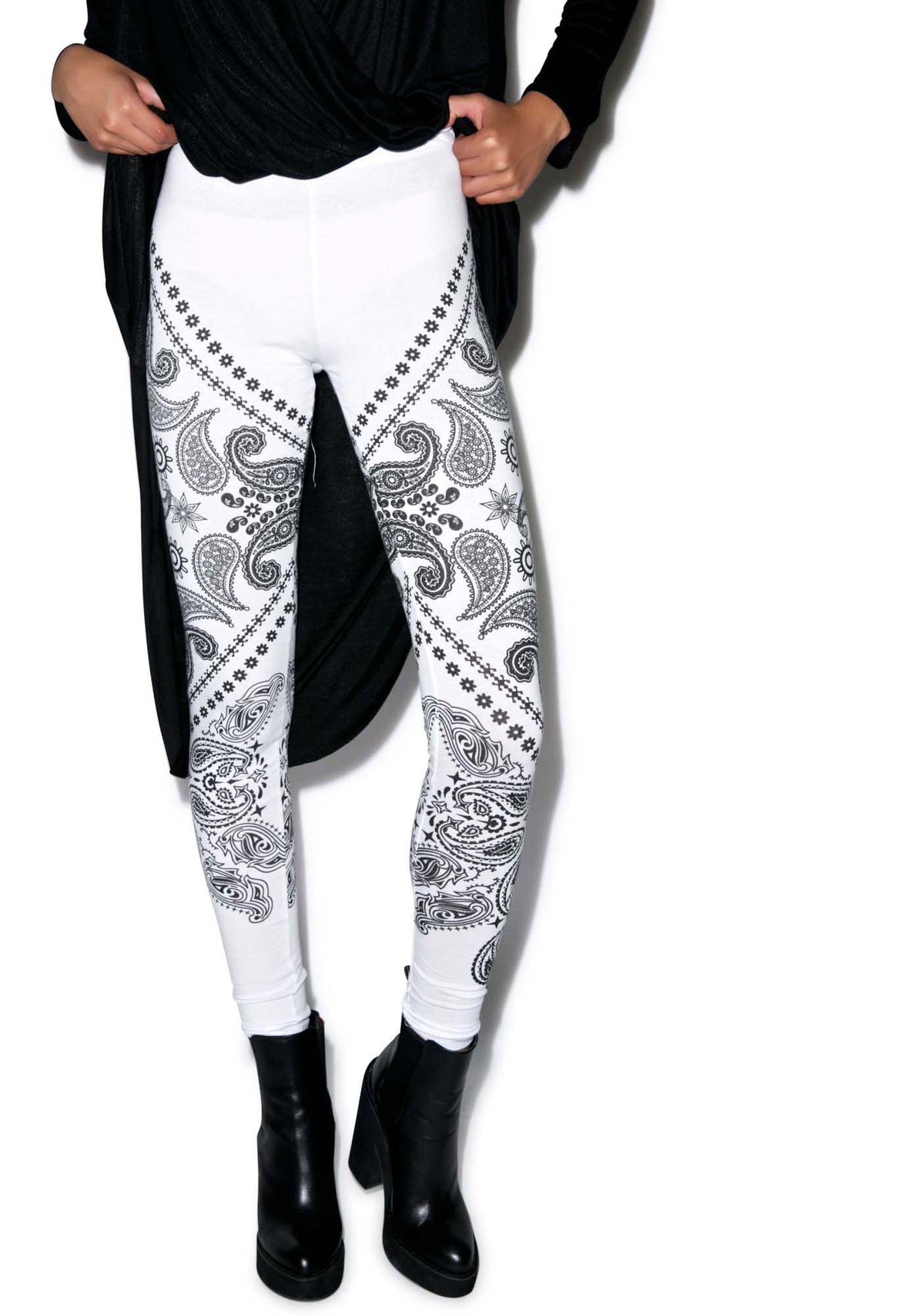 Oakland High Waist Leggings - Dark Blue