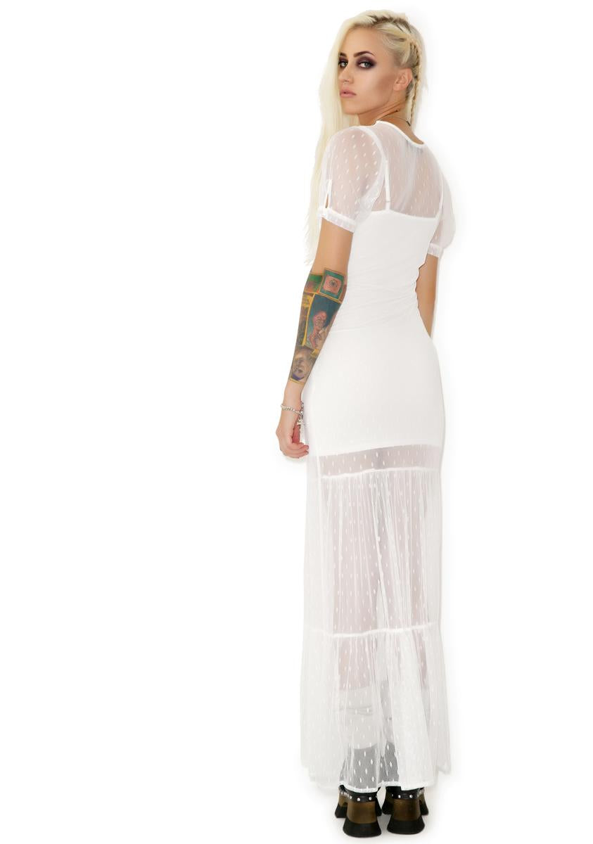 Lil Darlin Maxi Dress - White