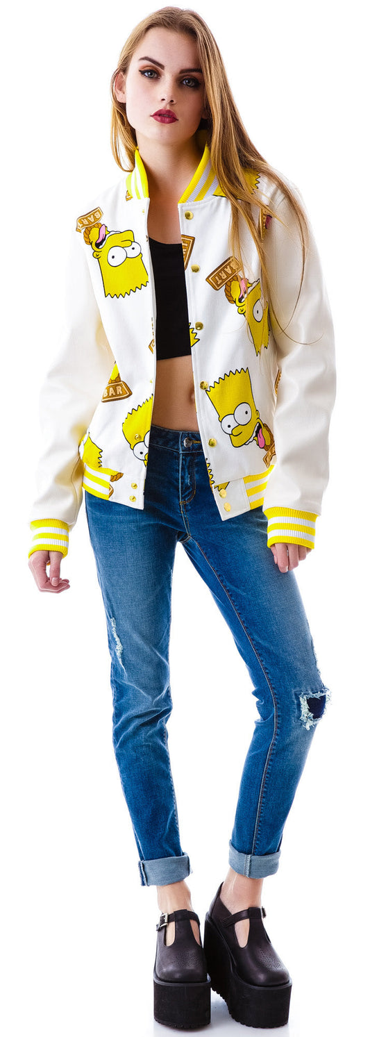 Bart Face Jacket - Black