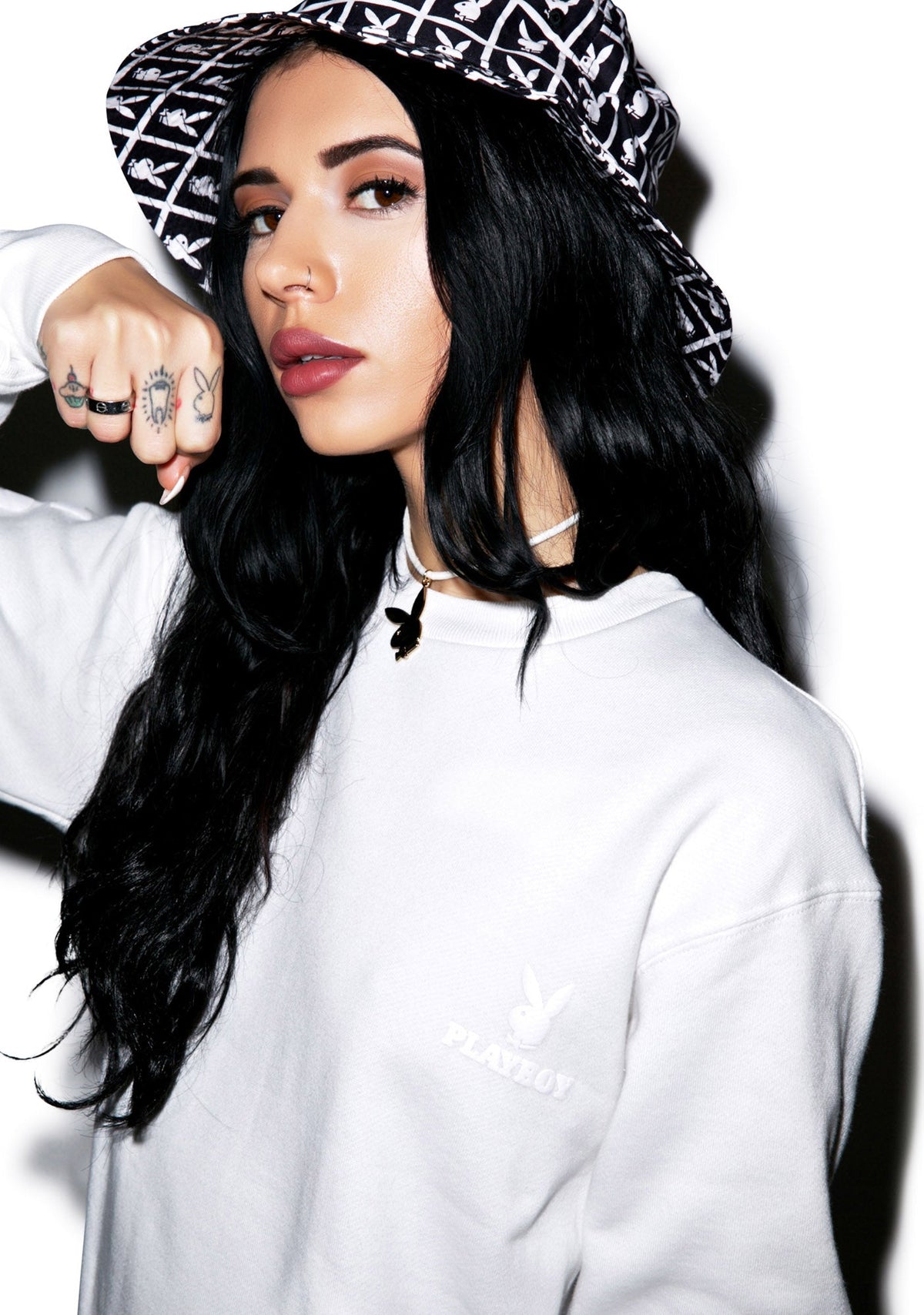 Joyrich X Playboy Knit Crew - Off White