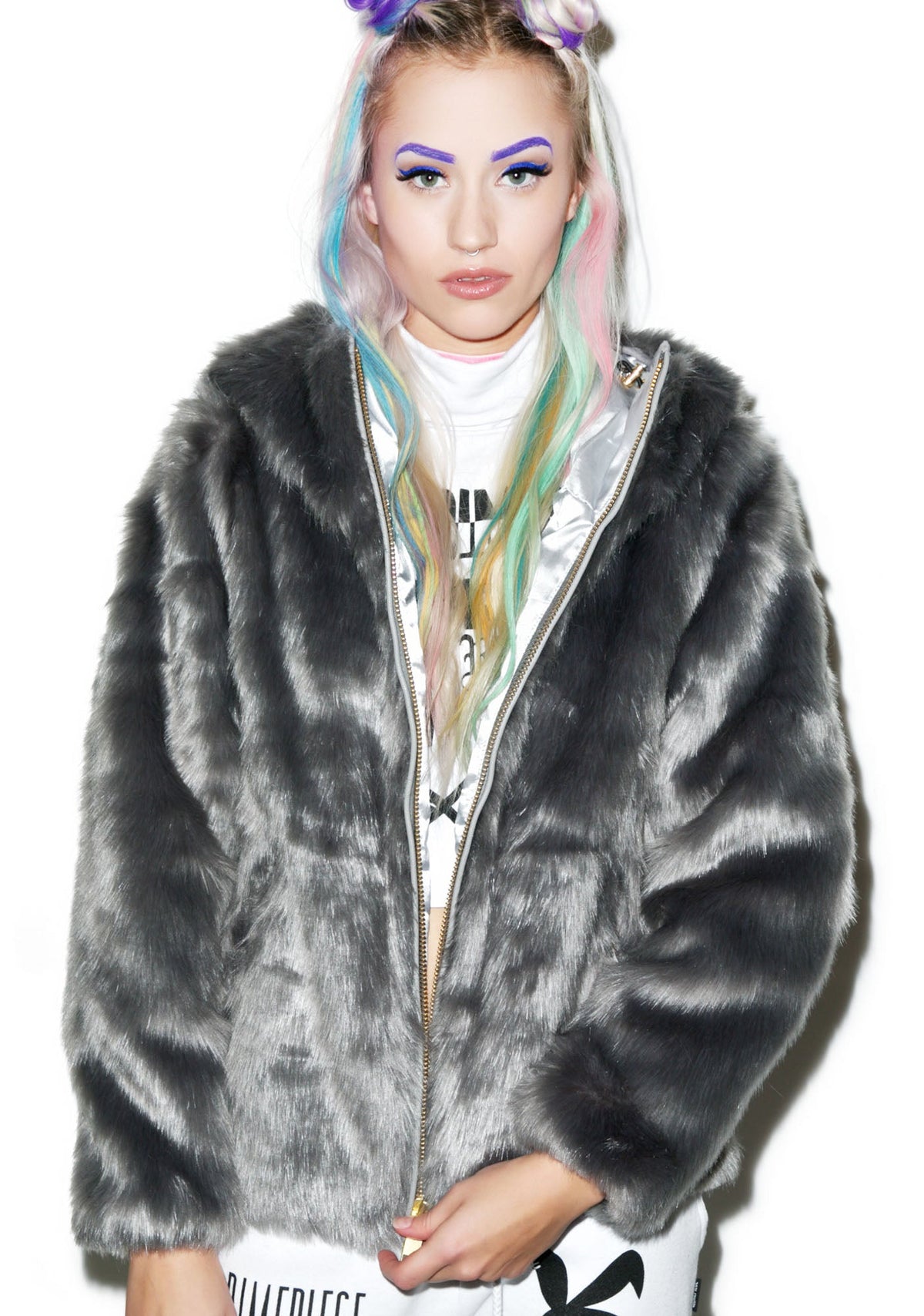 Candy Fur Jacket - Pink