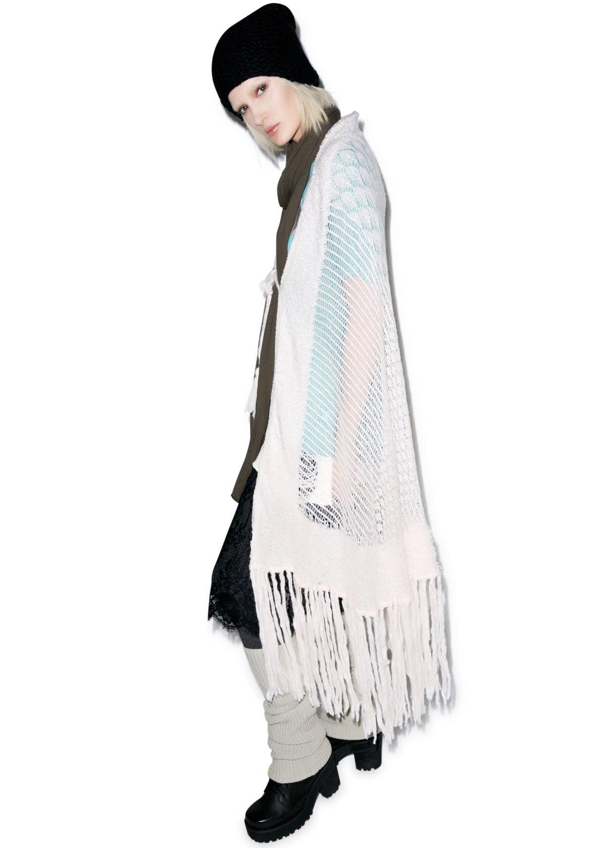 Solid Garden Shawl - Light Pink
