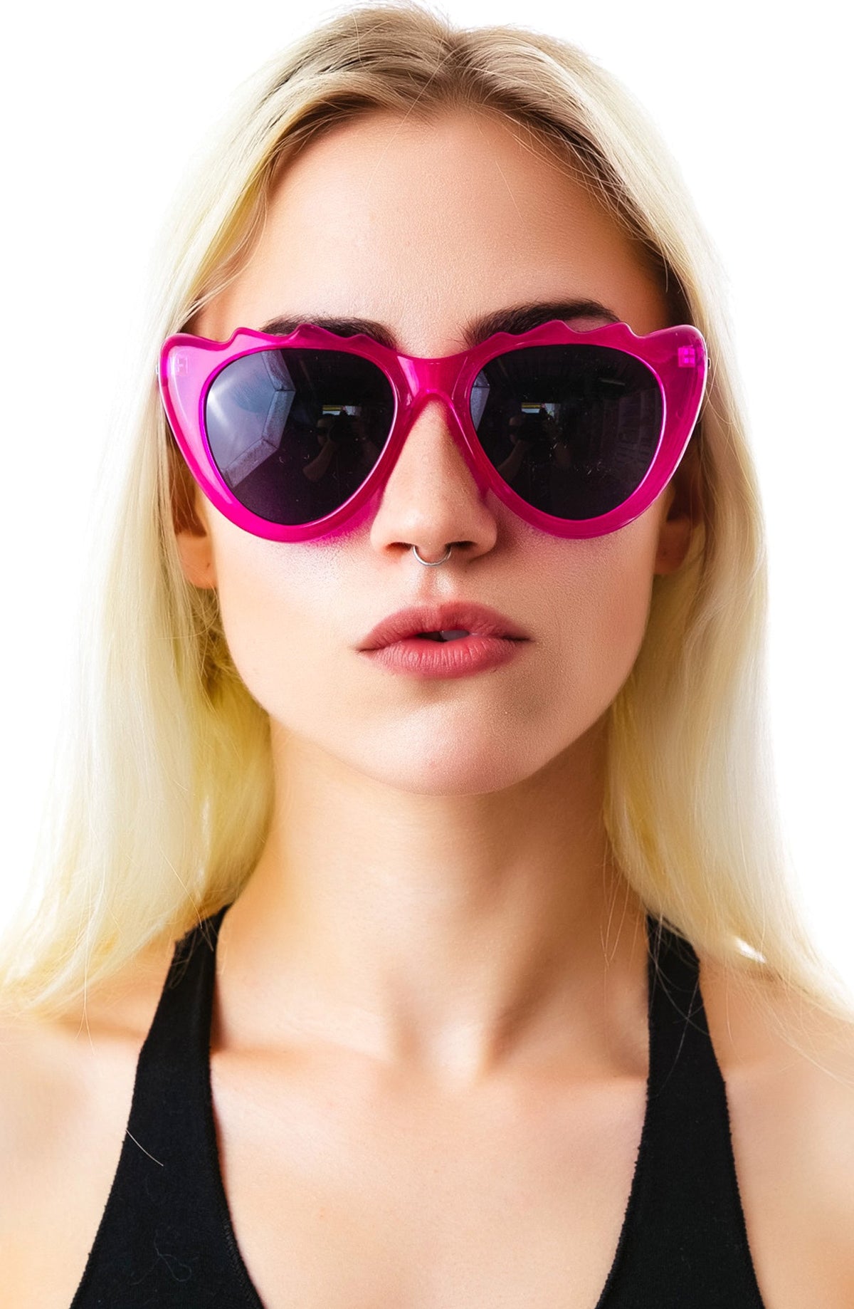 Copy Cat Sunglasses - Light Pink