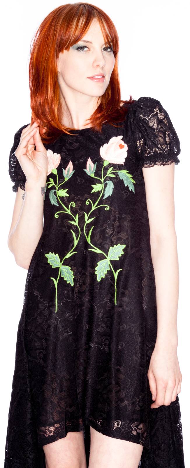 The West Was Won Hankshaw Dress - Black