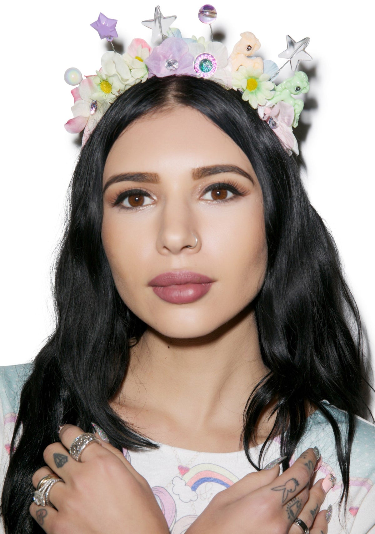 Flower Bomb Headband - Orange