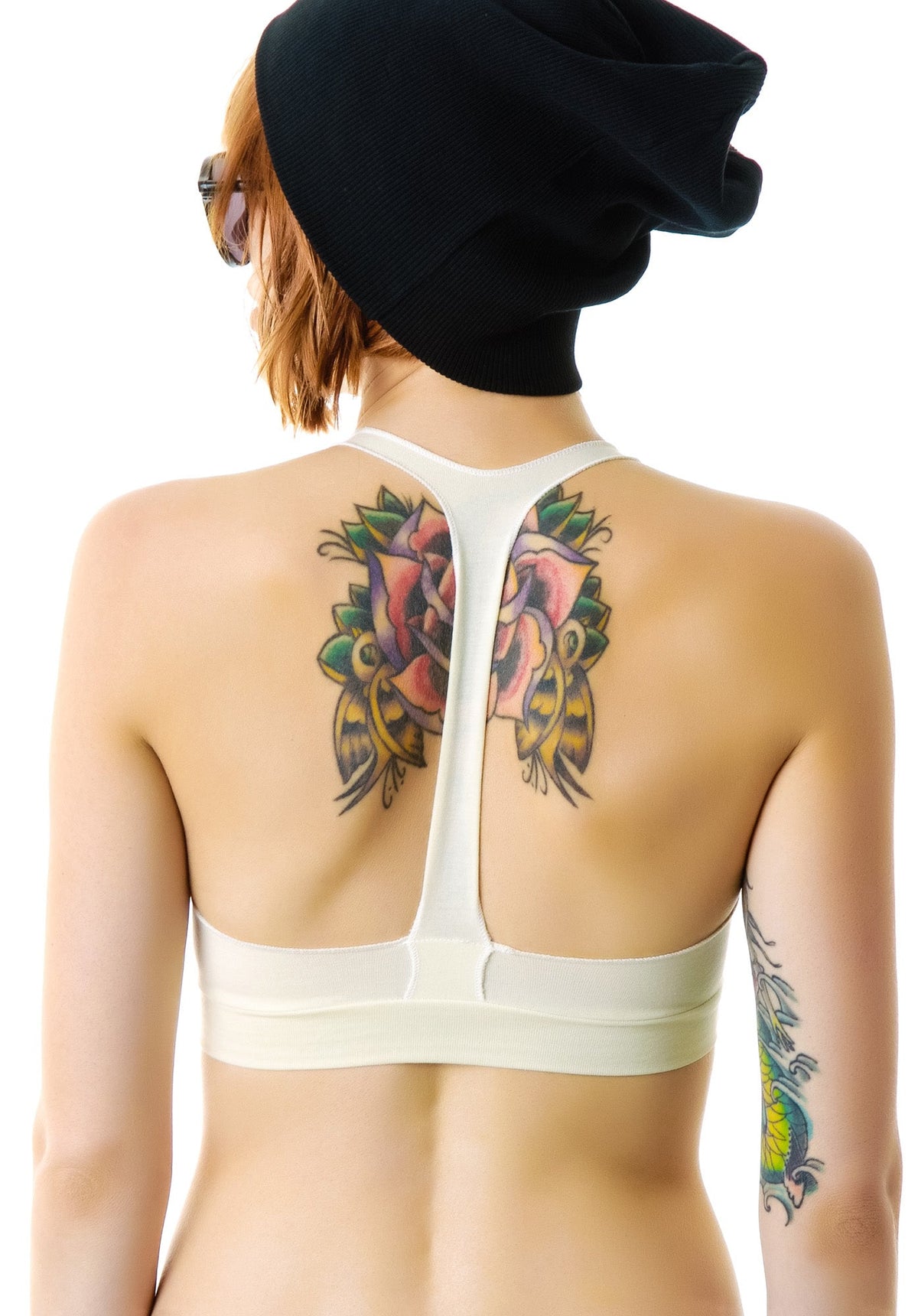 Mercedes T-Back Bralette - Black