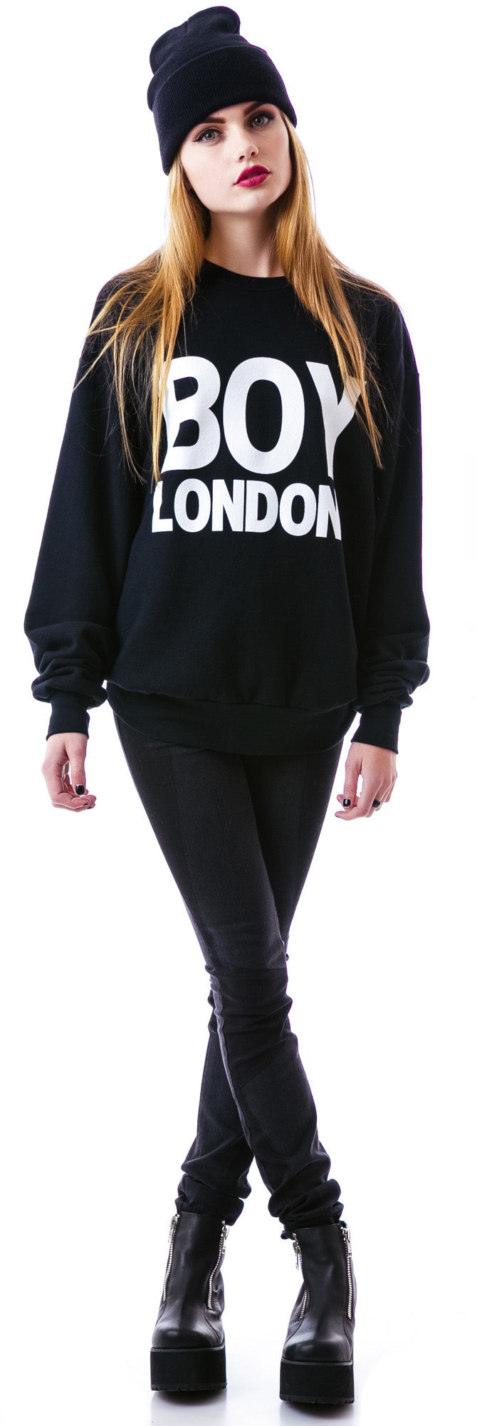 BOY London Pullover Sweater - Black
