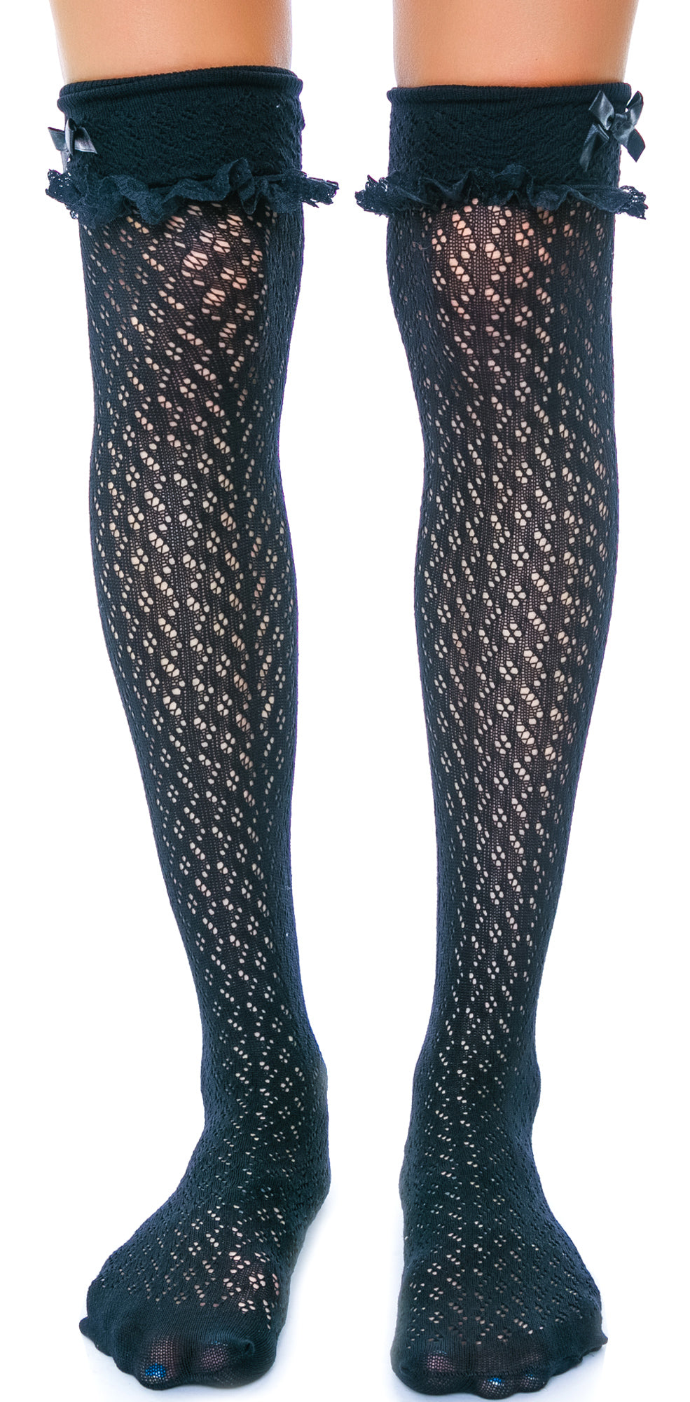 Easy A Thigh Highs - White