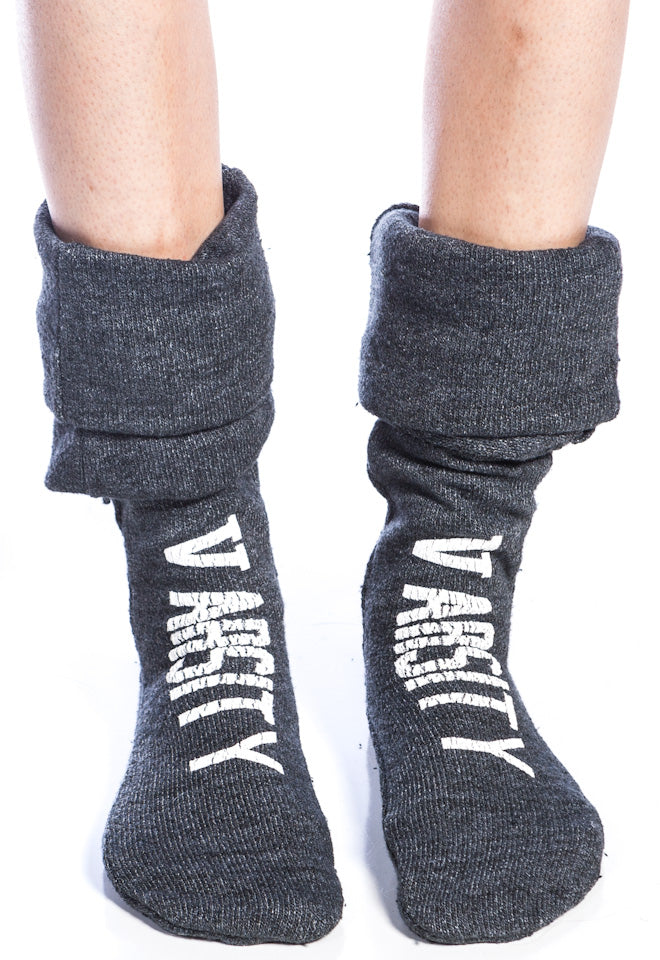 Varsity Fox Sox - Black