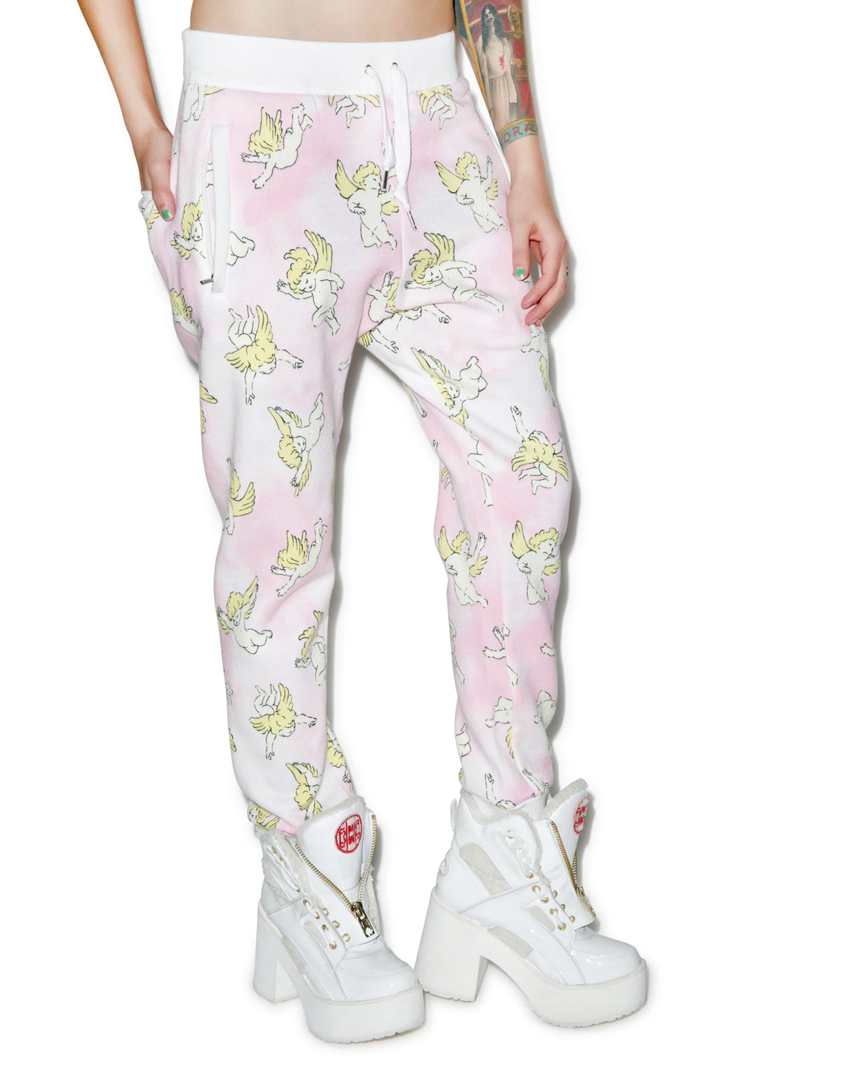 Risen Sky Sweat Pants - Light Pink