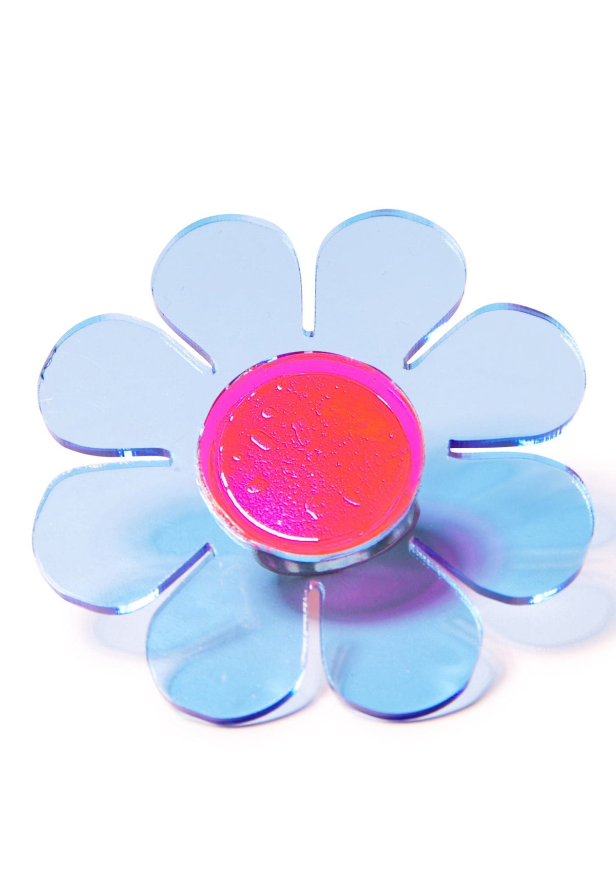 Flower Power Ring - Dark Pink