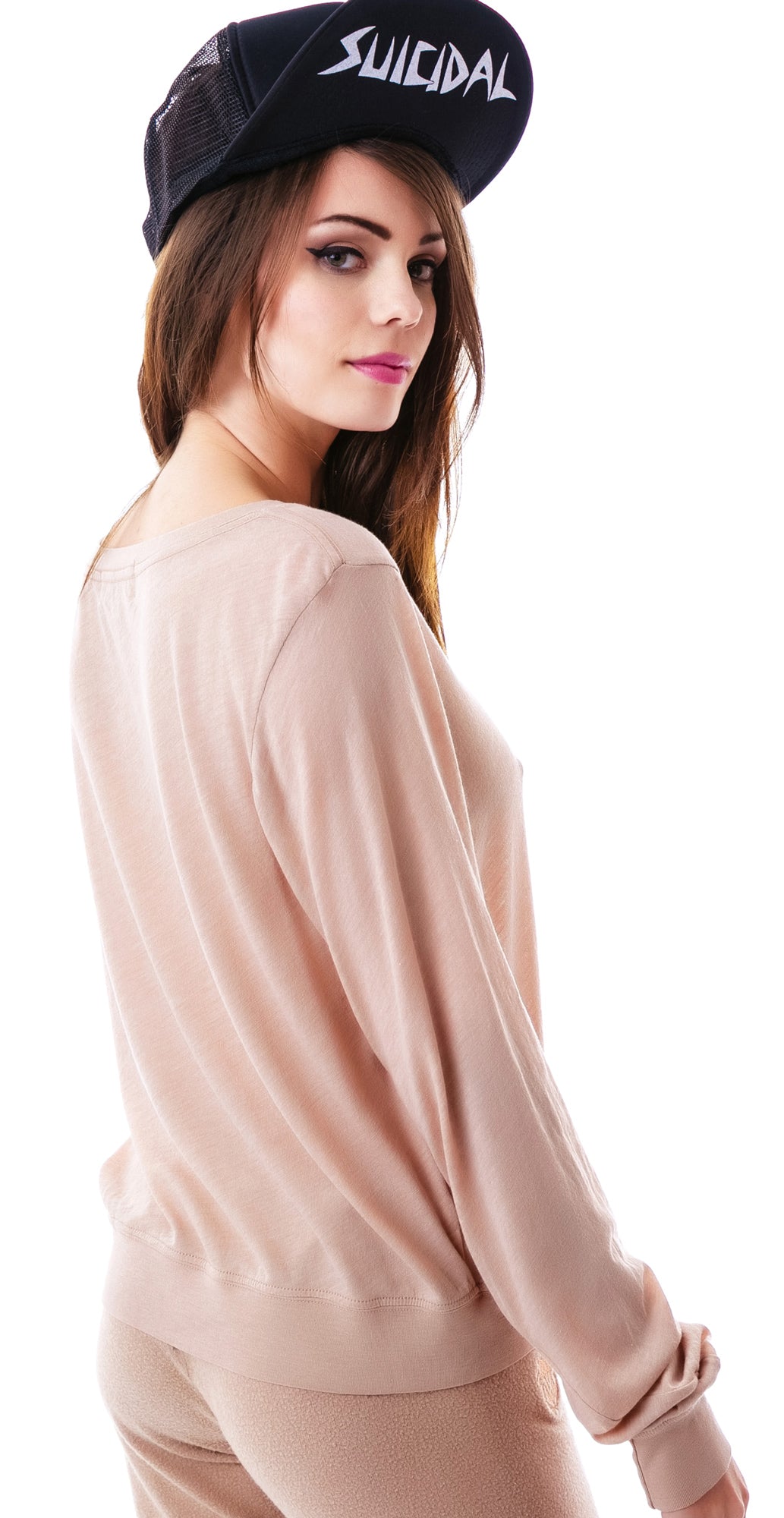 Essentials Baggy Beach Jumper - Light Brown