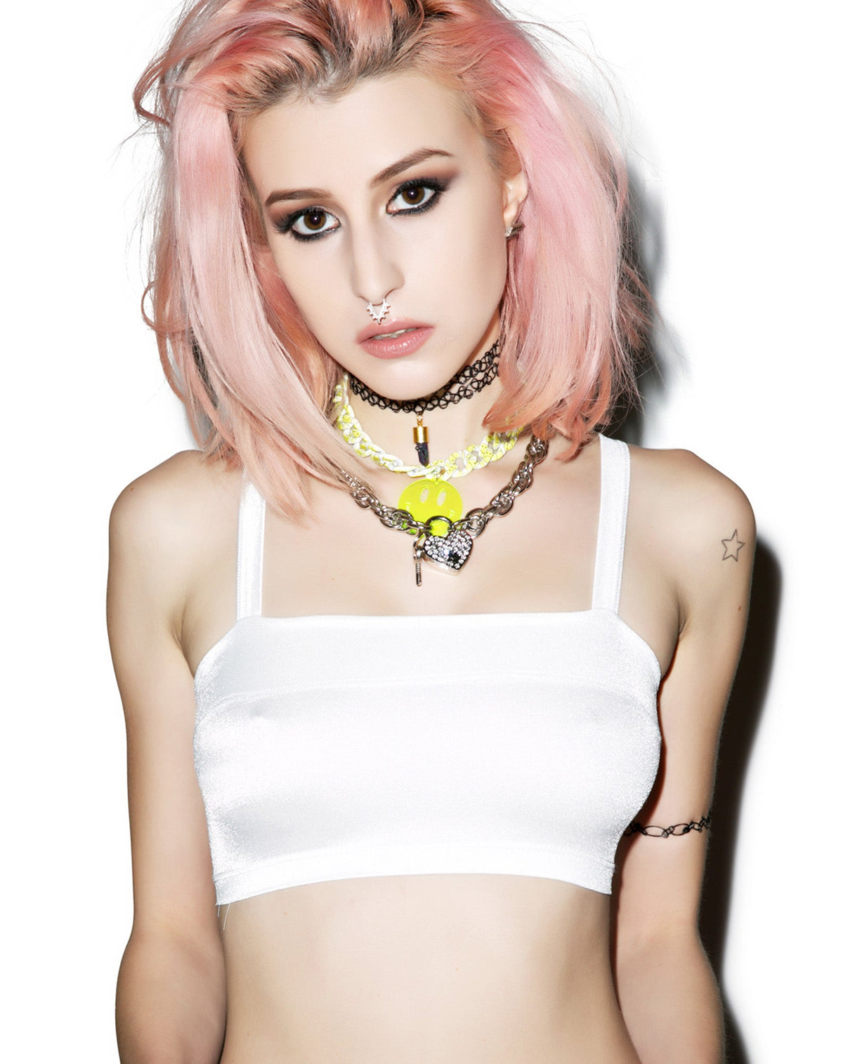Scuba Gear Crop Top - Black