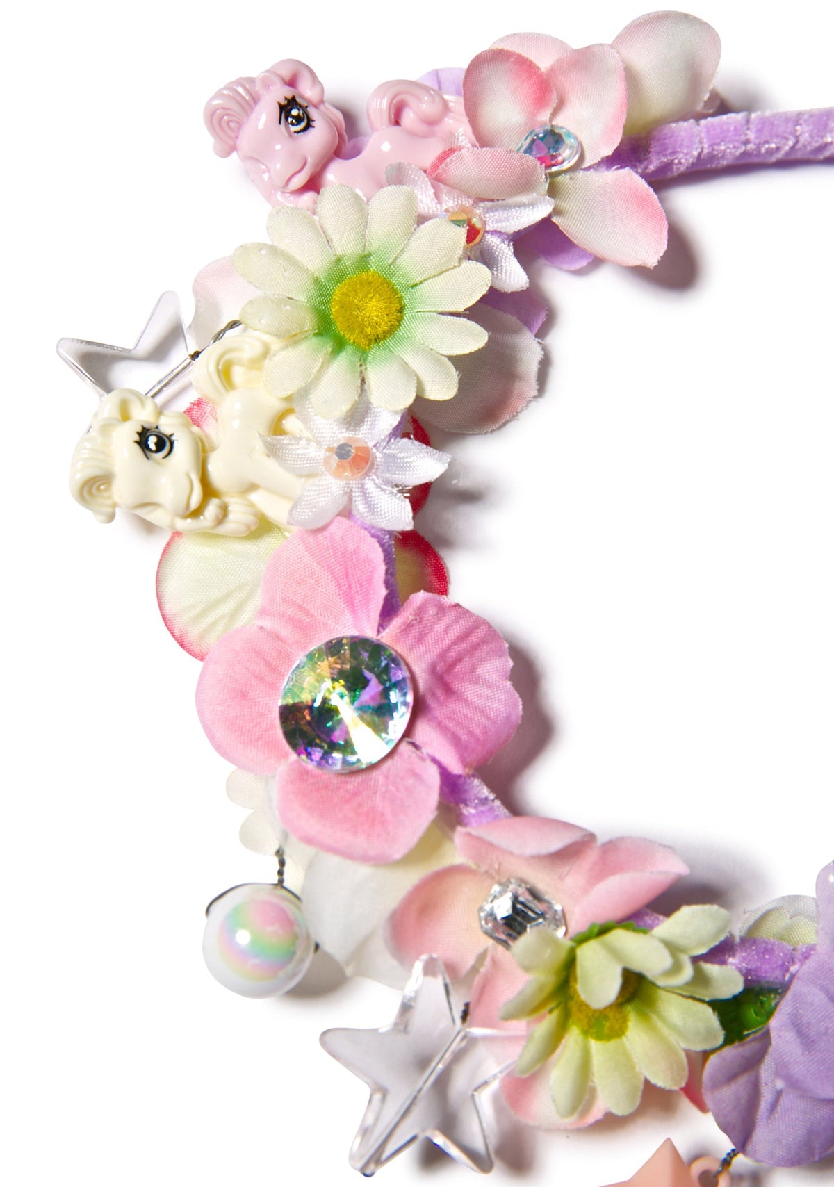 Flower Bomb Headband - Purple