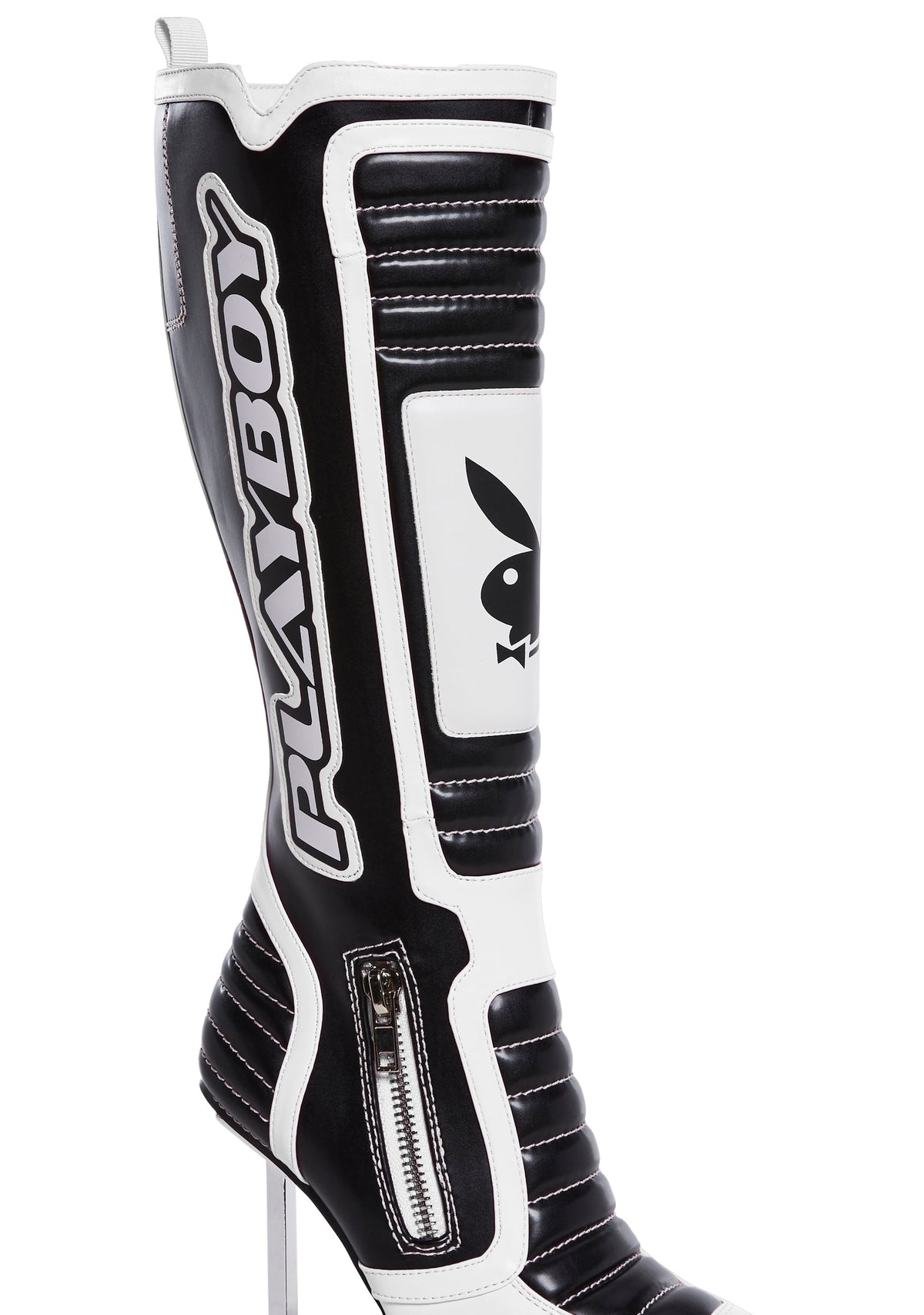 Revved Up Ready Moto Boots - White