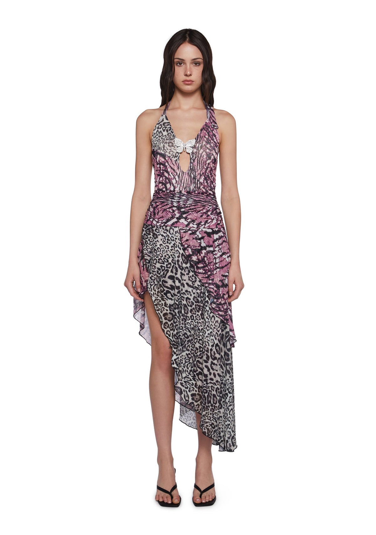 Tropical Vice Asymmetrical Dress