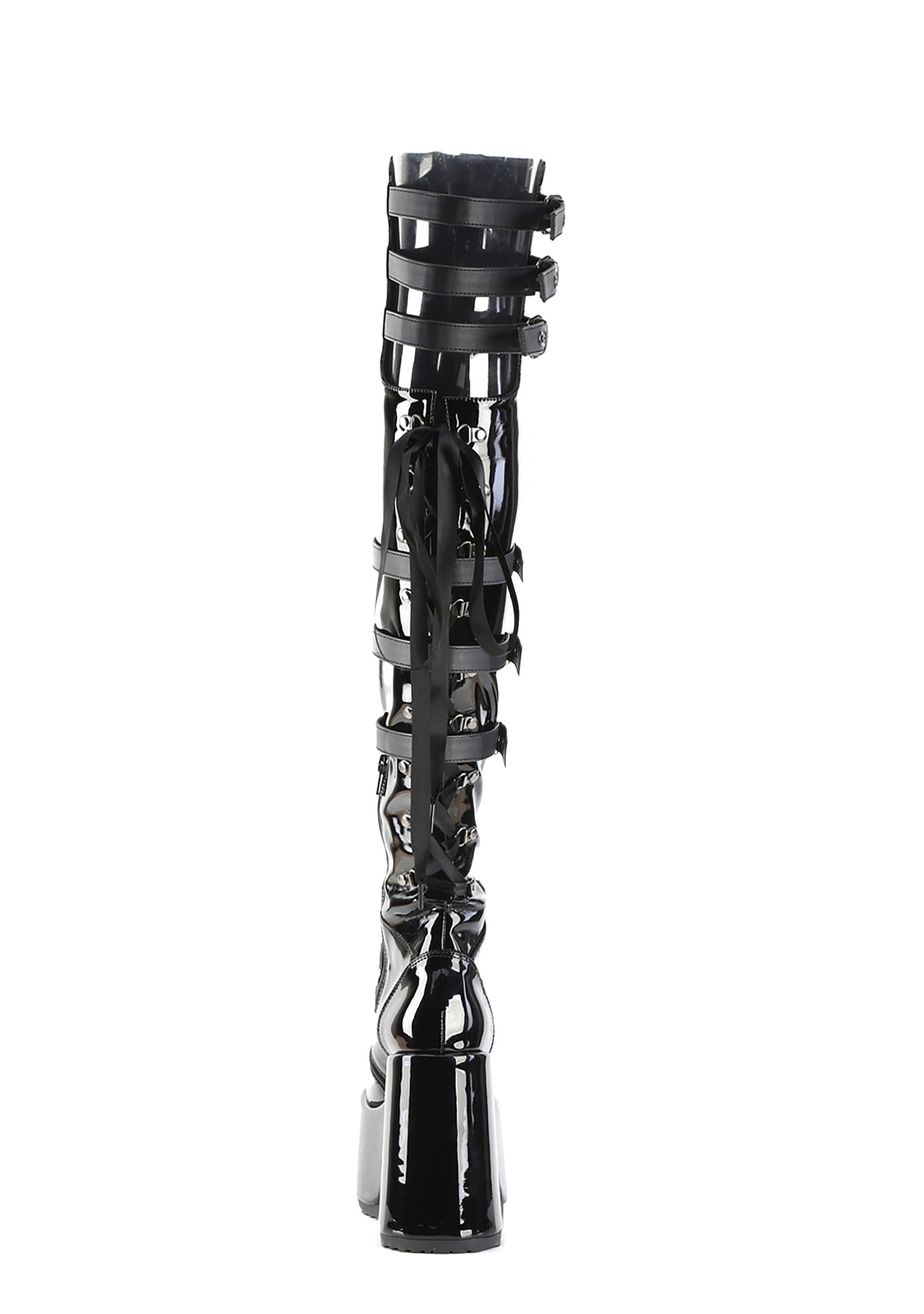 Camel-305 Platfform Thigh High Boots