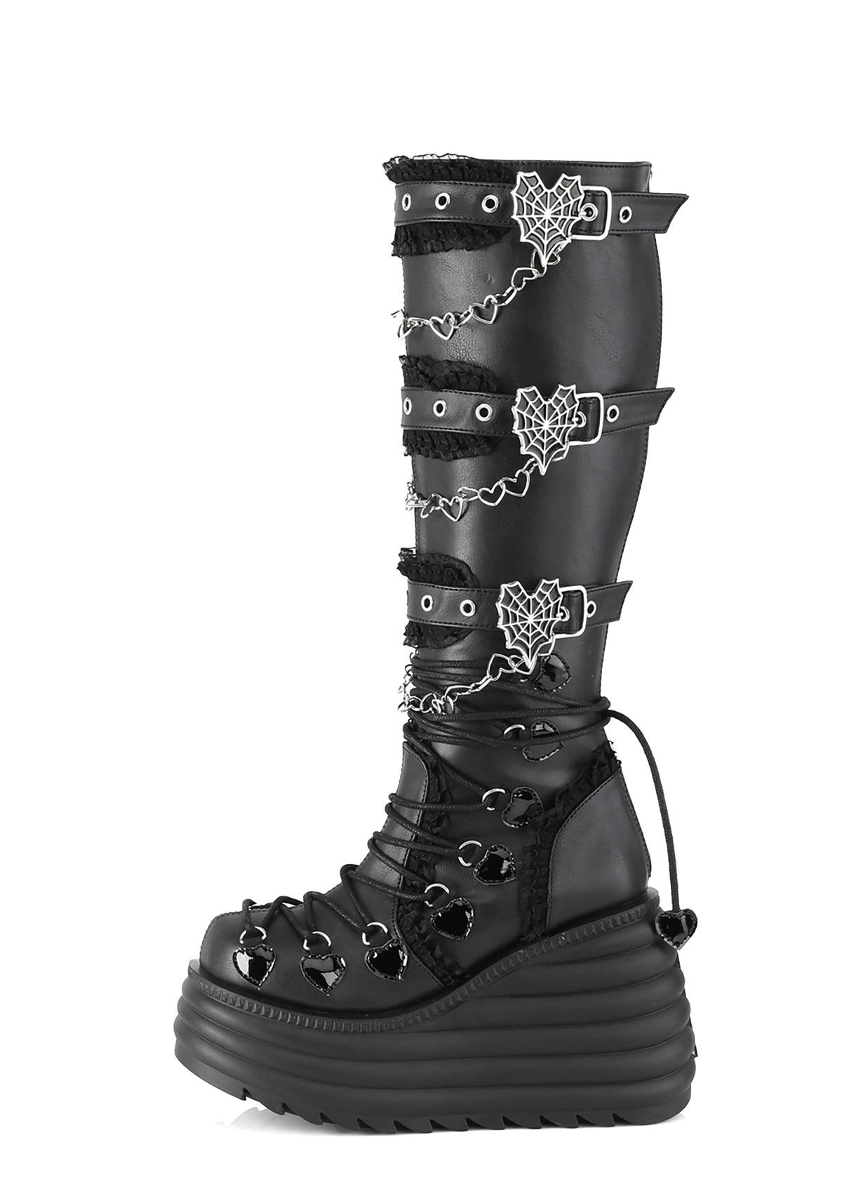 Morte-215 Platform Knee High Boots