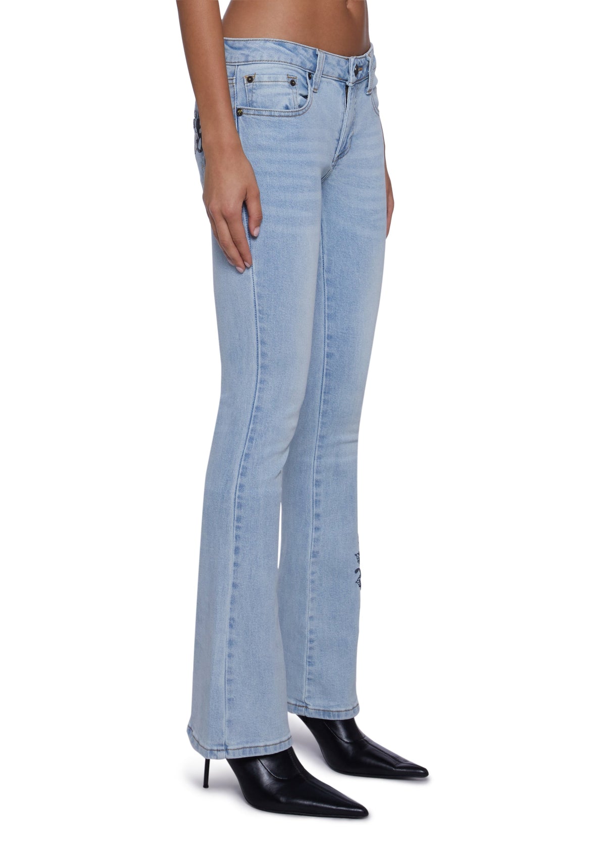 Hearts Bootcut Jeans