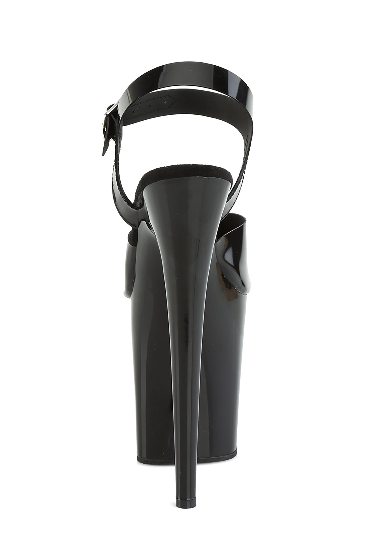 Flamingo-808 Platform Ankle Straps Sandals-Black