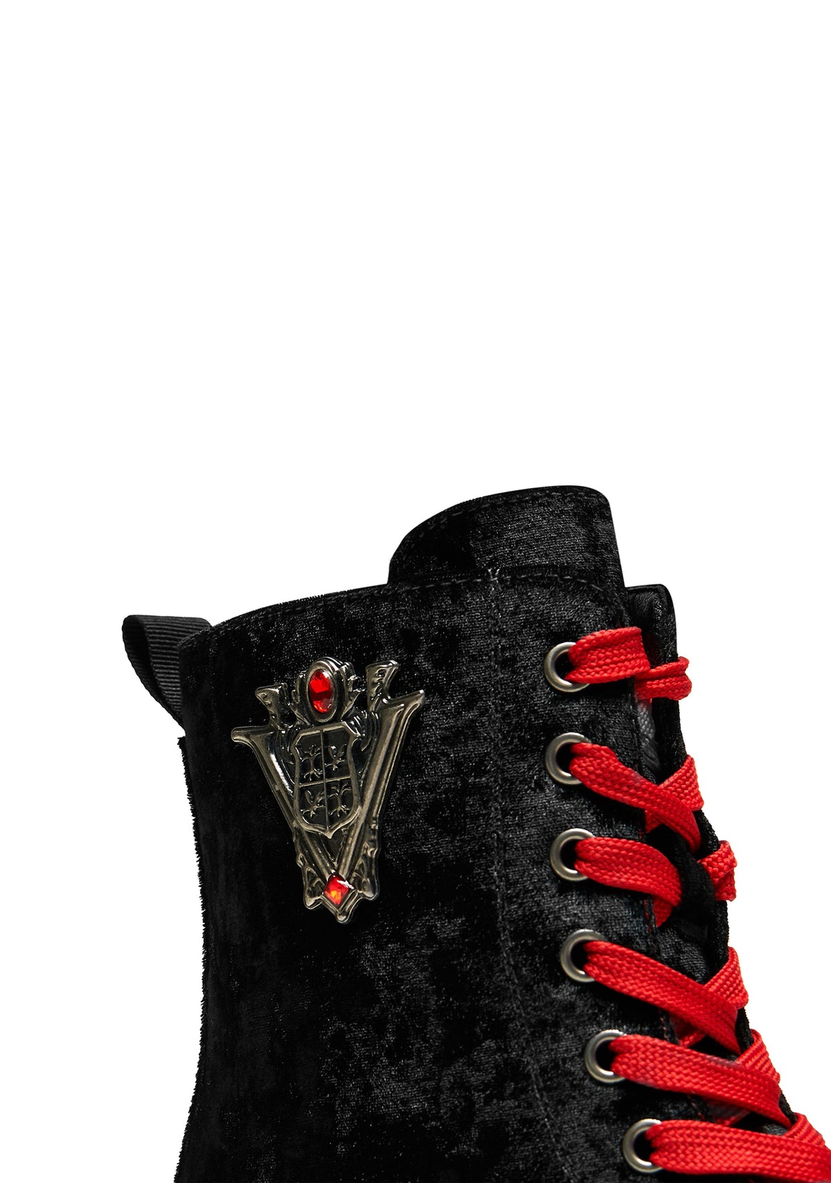 Volterra Velvet Crow Platform Boots
