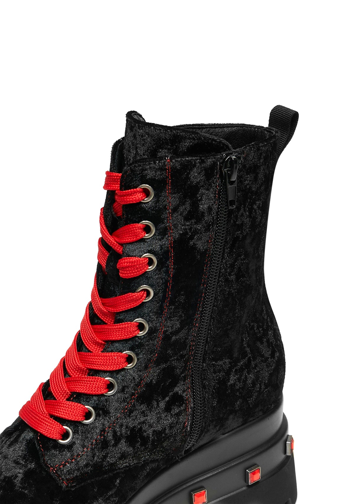 Volterra Velvet Crow Platform Boots