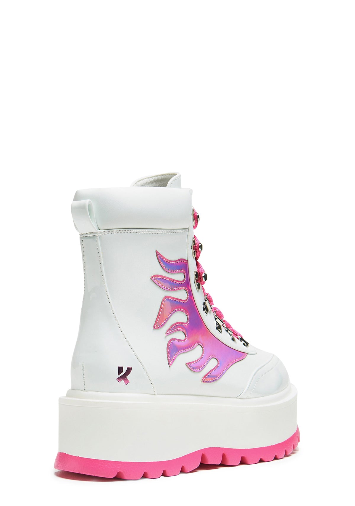Kawaii Helios Hologram Flame Boots