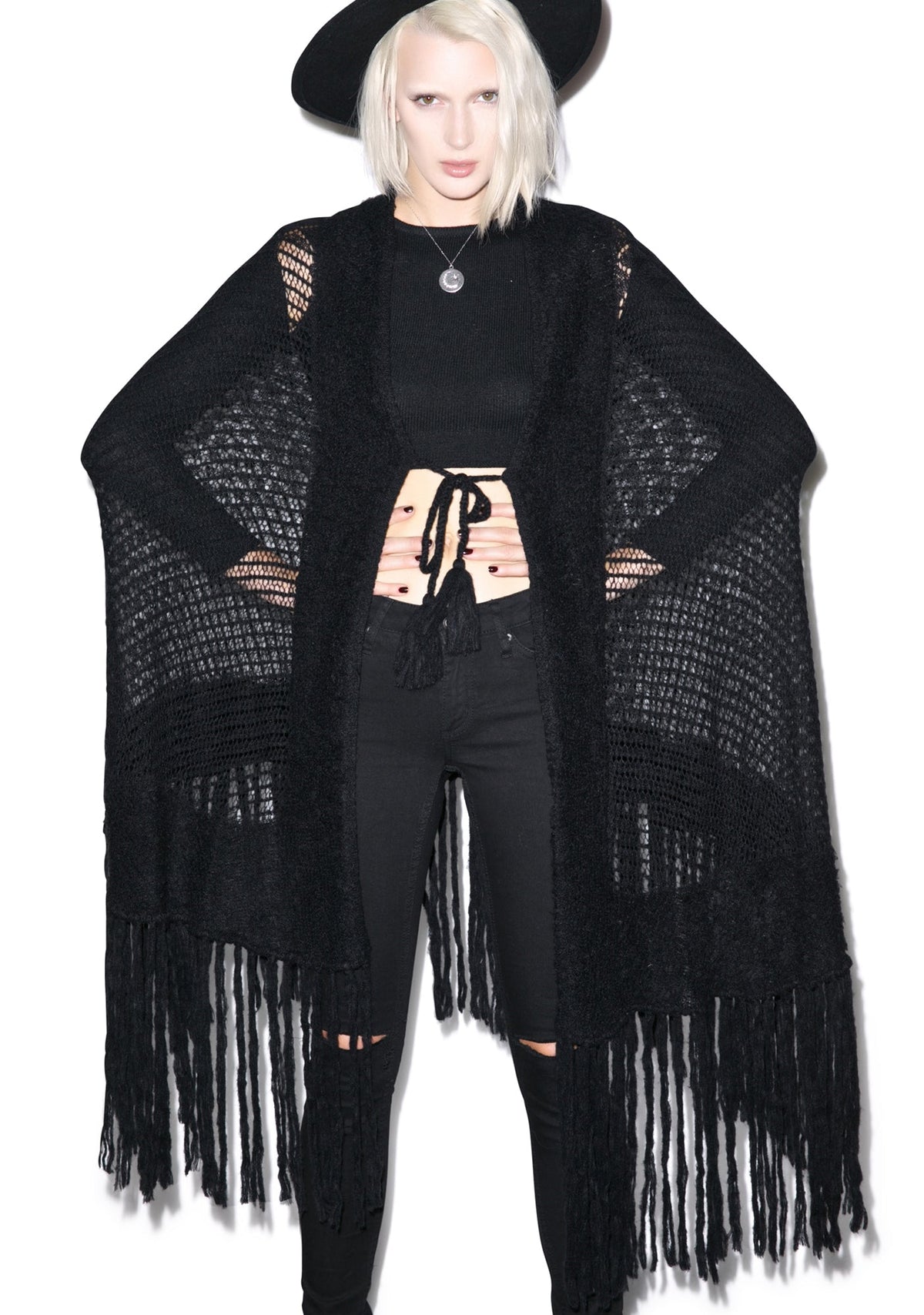 Solid Garden Shawl - White