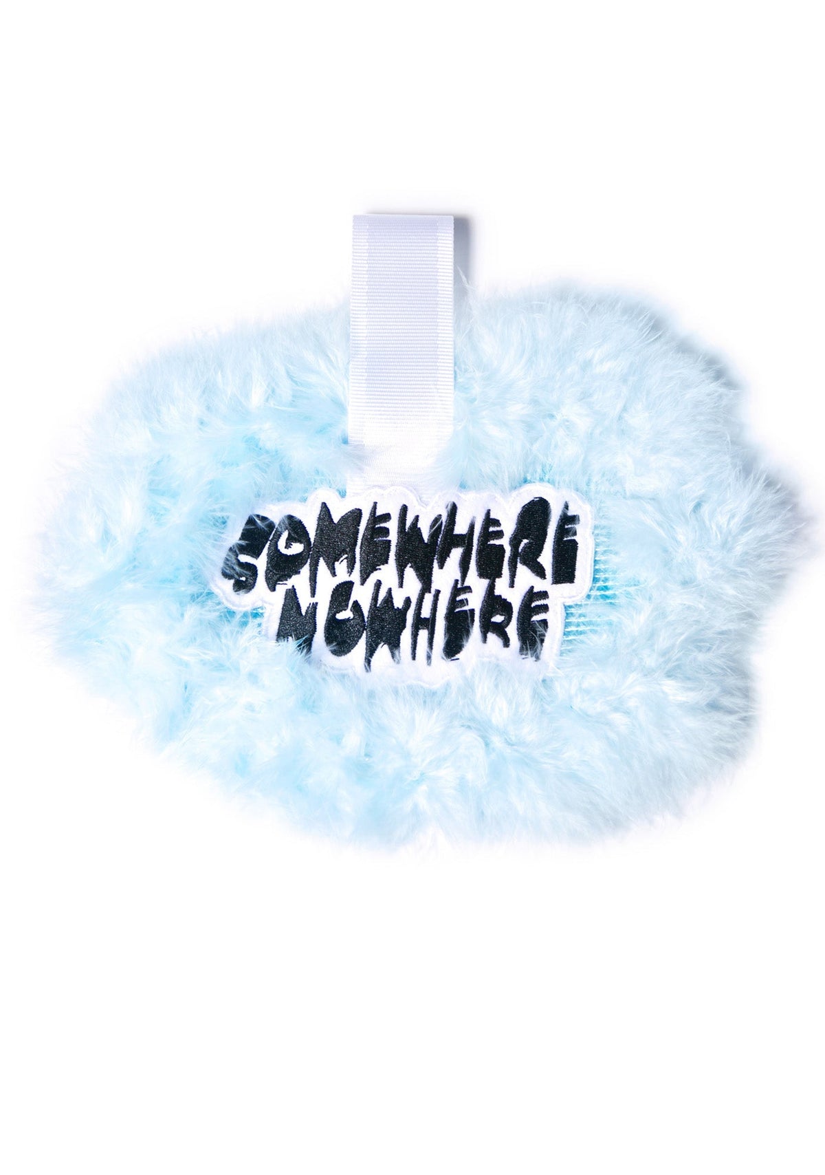 Somewhere Nowhere Fluff Tag - Pink