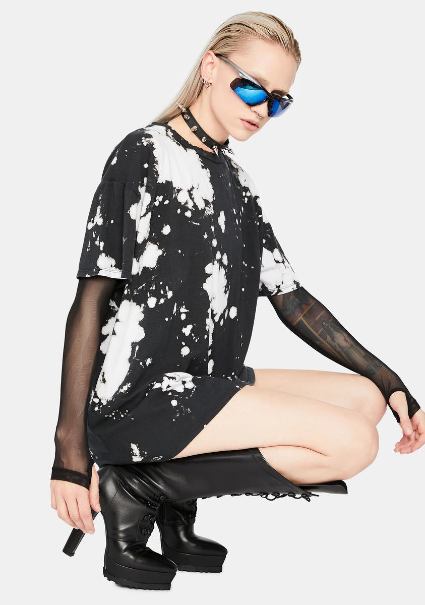 Bliss Life On Earth Tie Dye Oversized T Shirt