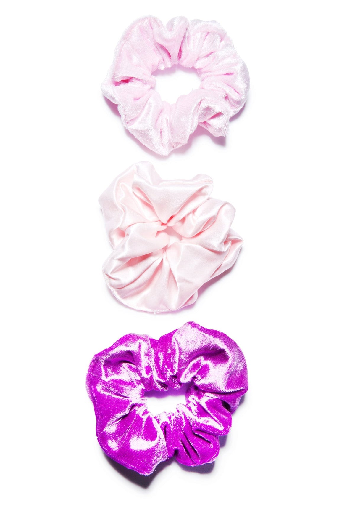 Velvet Barbae Bitch Scrunchie - Dark Purple