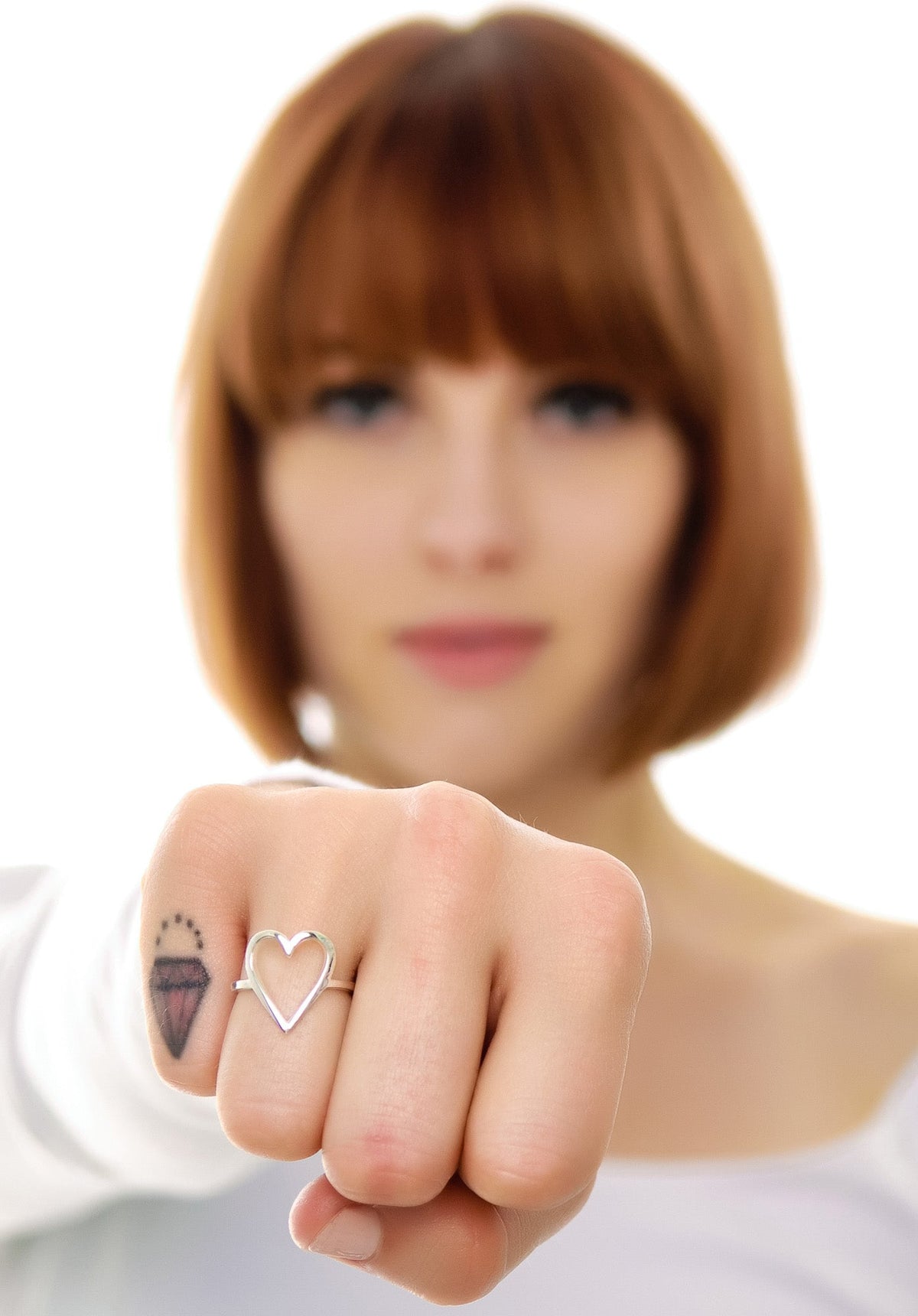 Love Heart Ring - Gold