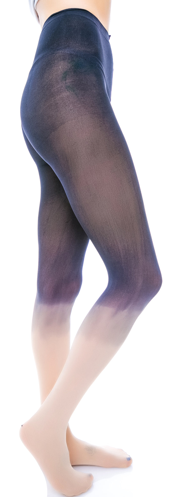 Come Fade Away Ombre Tights - Black