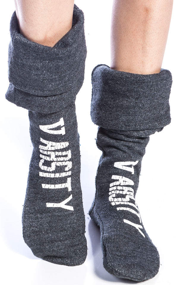 Varsity Fox Sox - Black