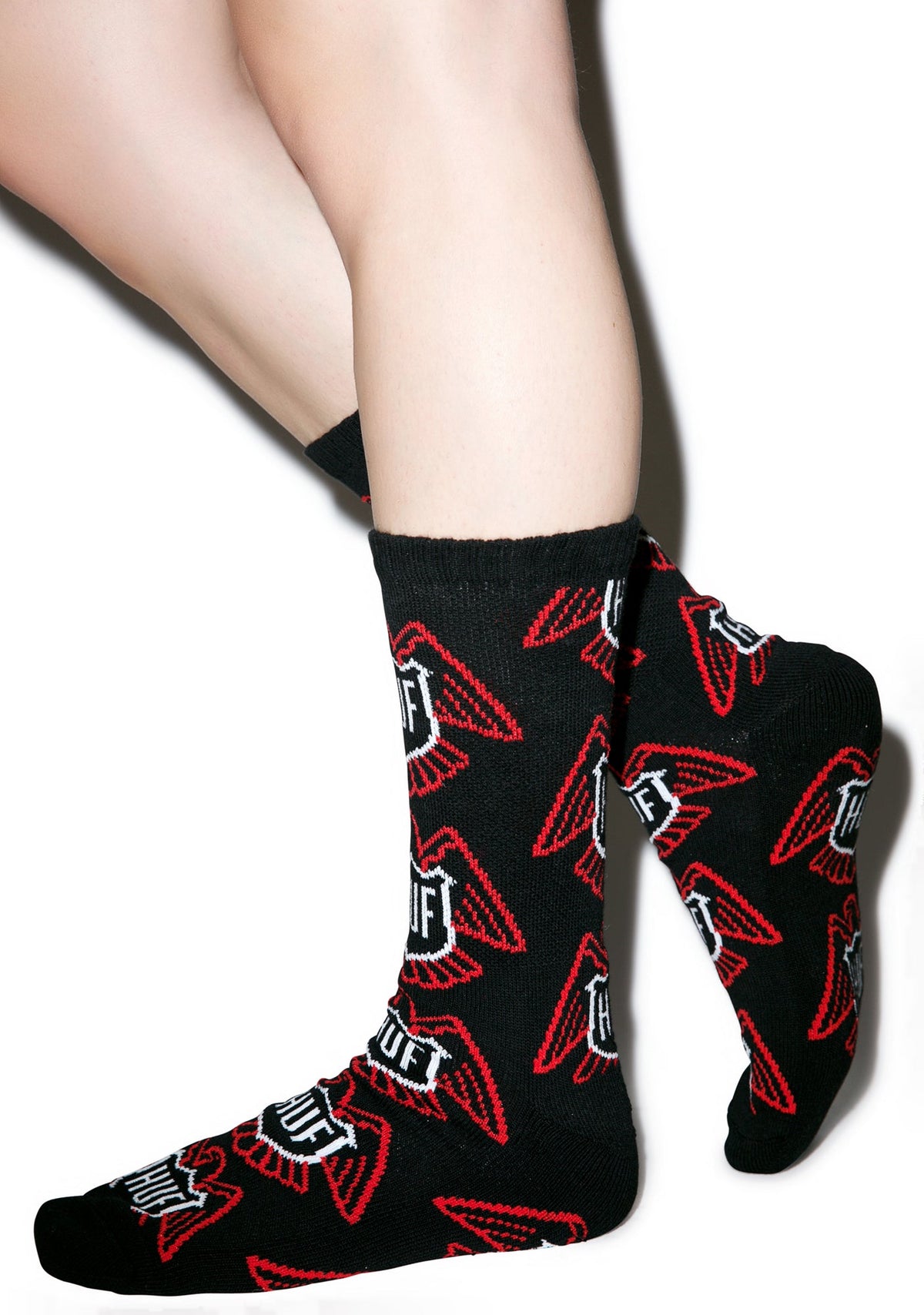 Thunderbird Crew Socks - White