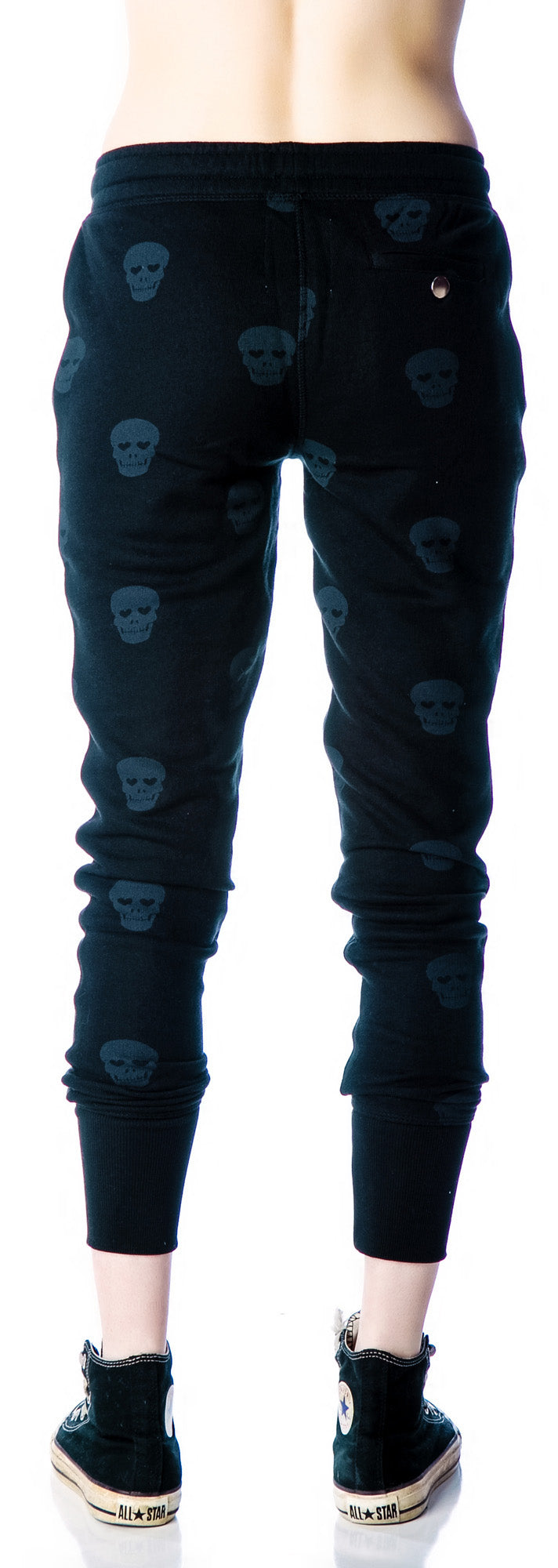 Skull Sweatpants - Black