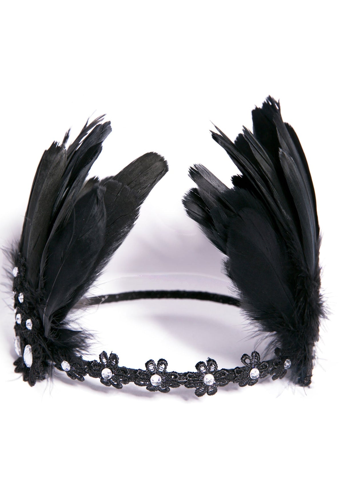 Fly Me To Heaven Headband - Black