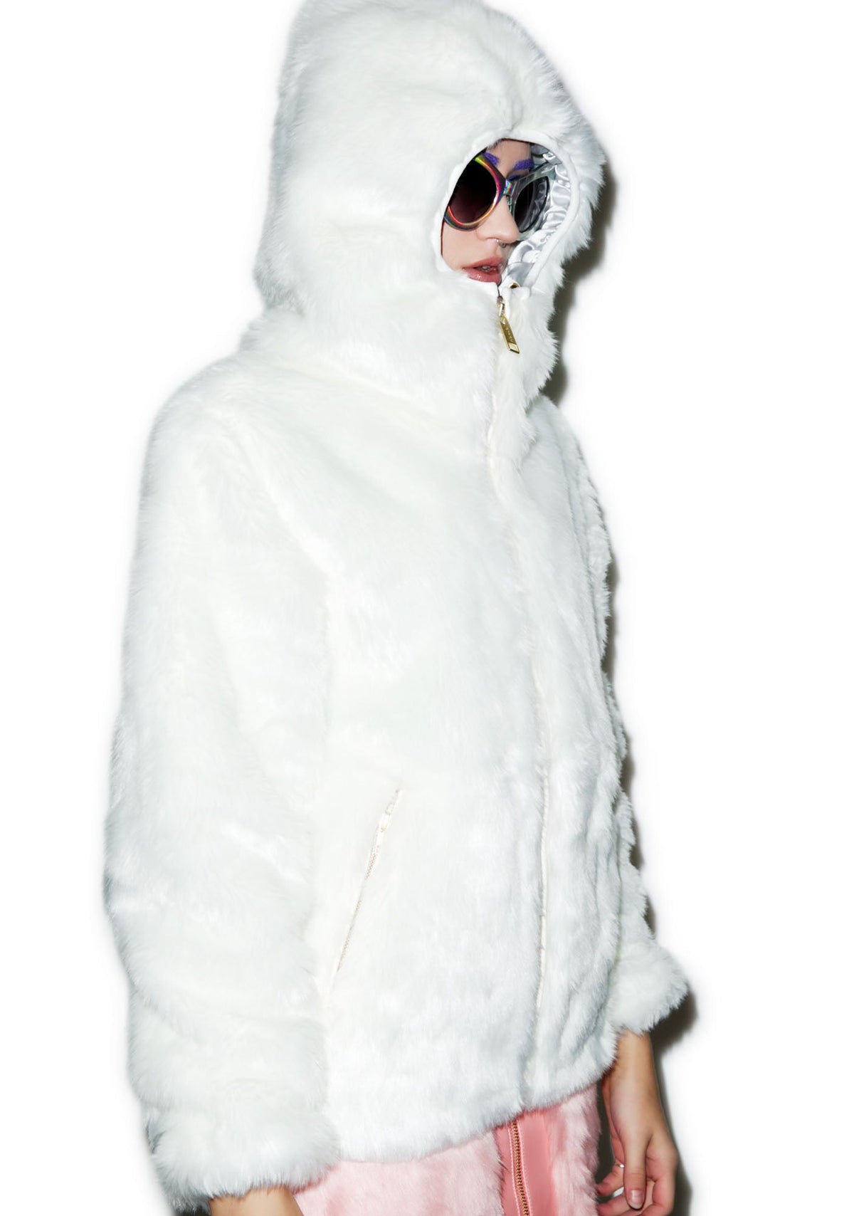Candy Fur Jacket - Gray