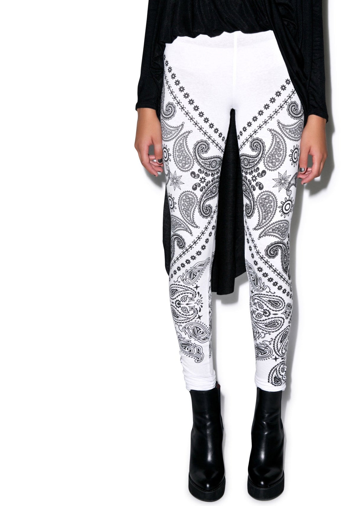 Oakland High Waist Leggings - Dark Blue