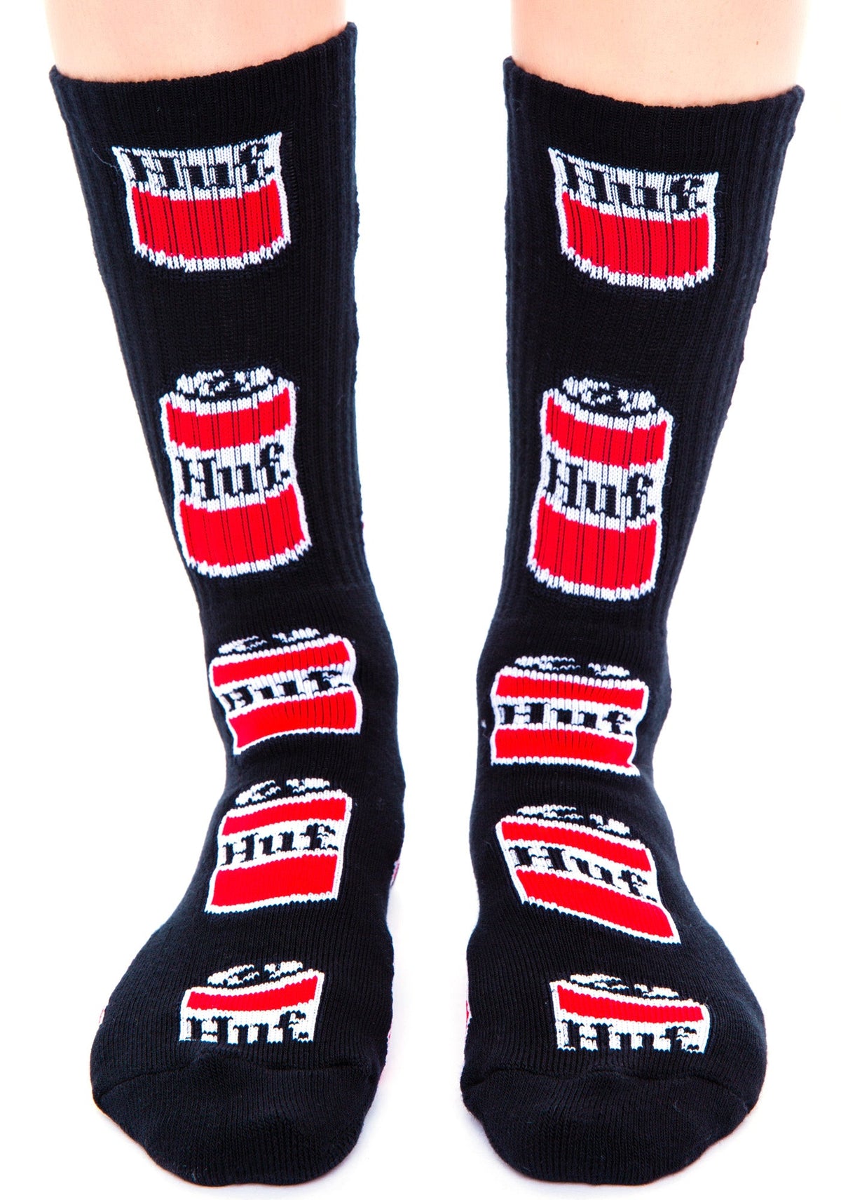 Drink Up Crew Sock - Black