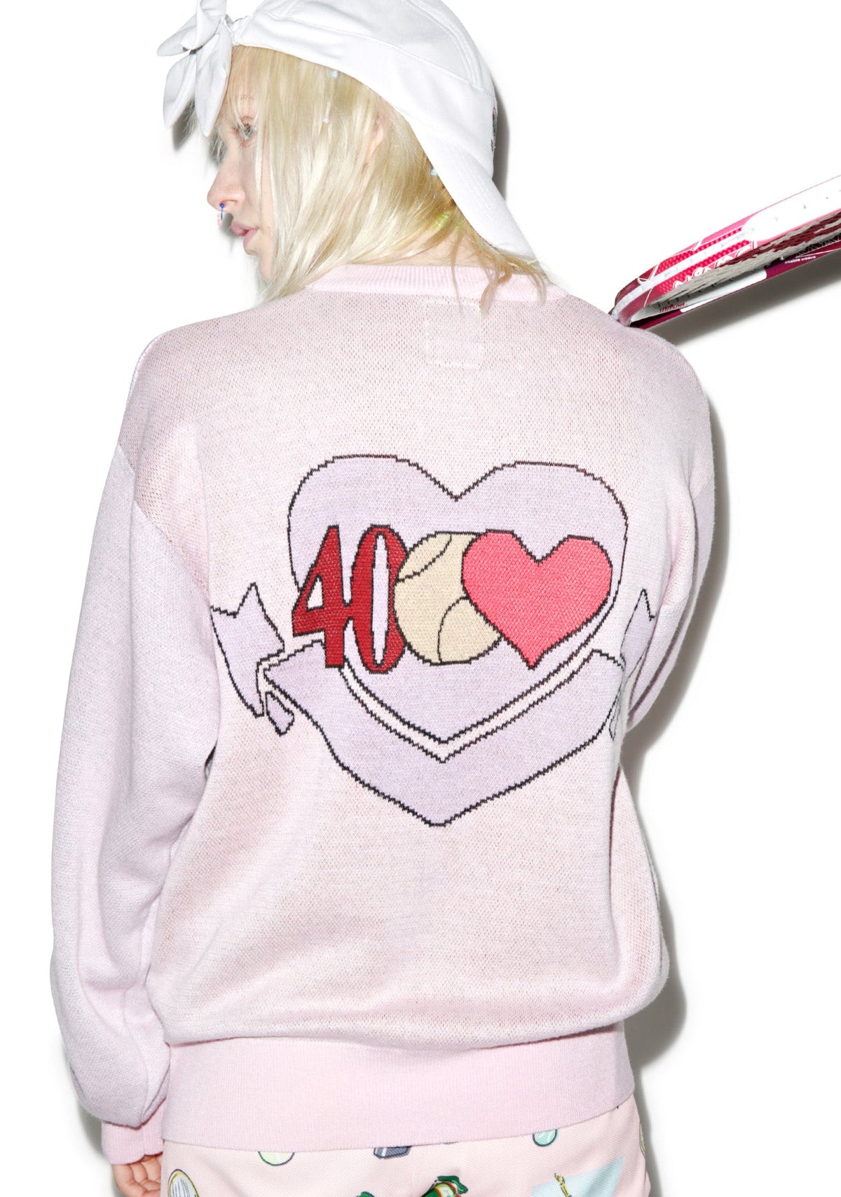 40Love Knit Crew - Light Pink