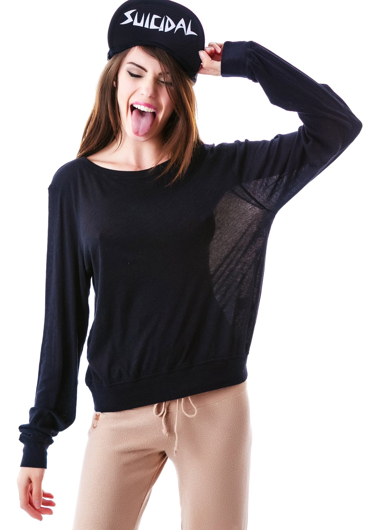 Essentials Baggy Beach Jumper - Light Brown