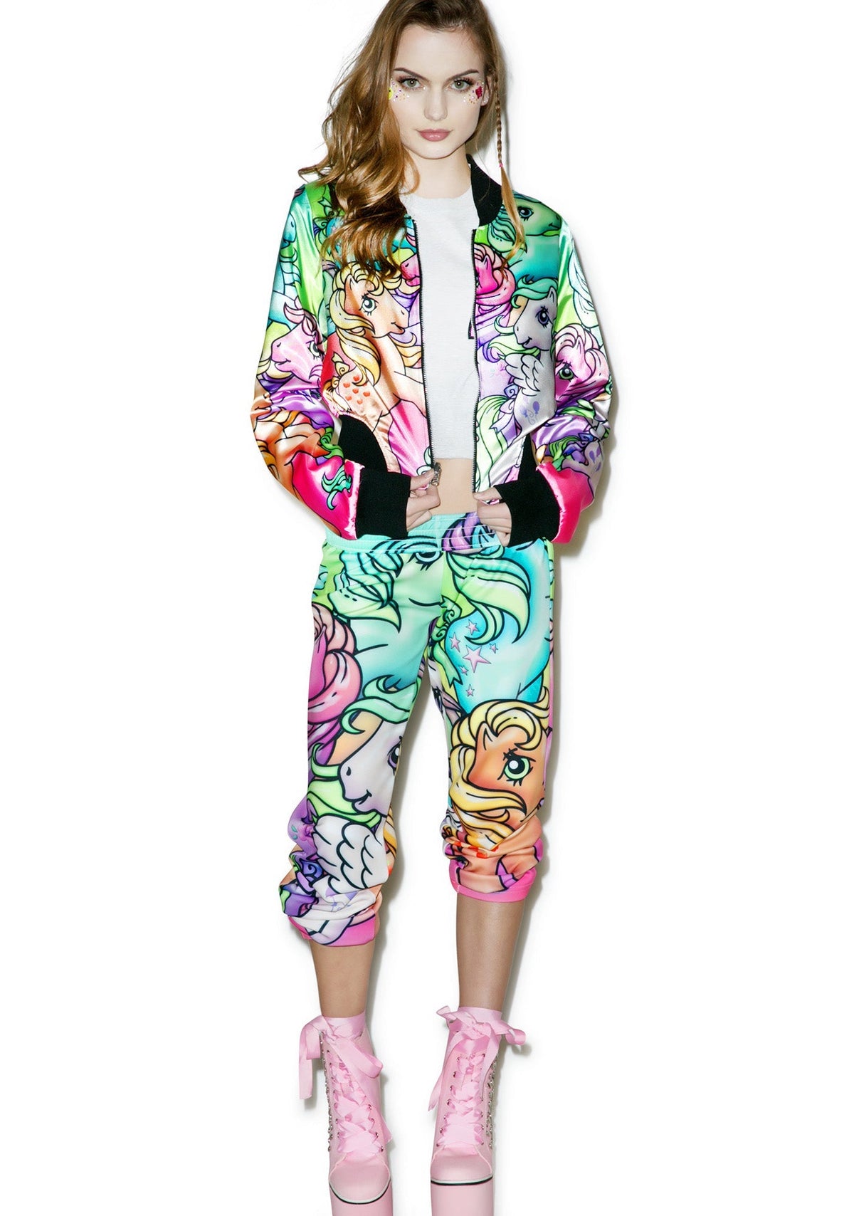 Ponyland 2.0 Reversible Bomber Jacket - Off White