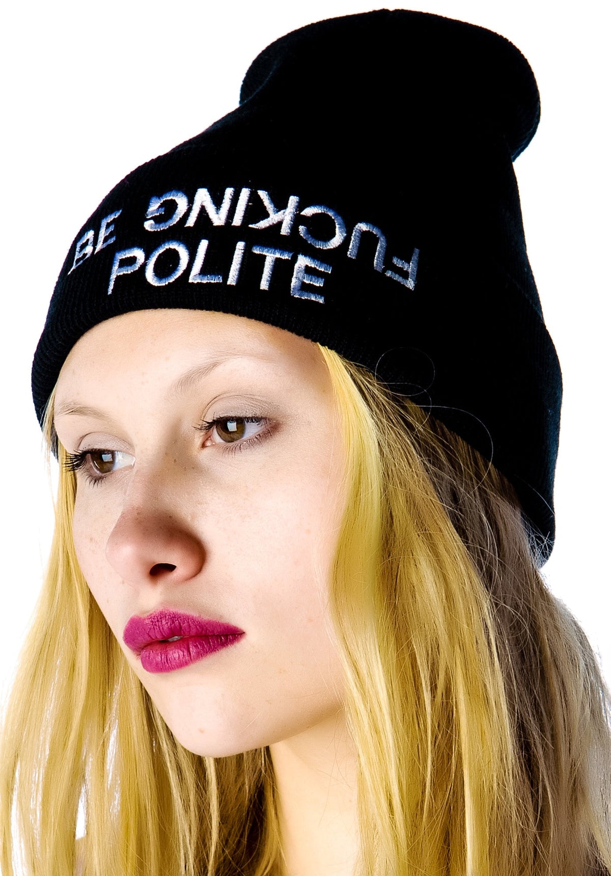 x Belle of the Brawl Polite Beanie - Pink